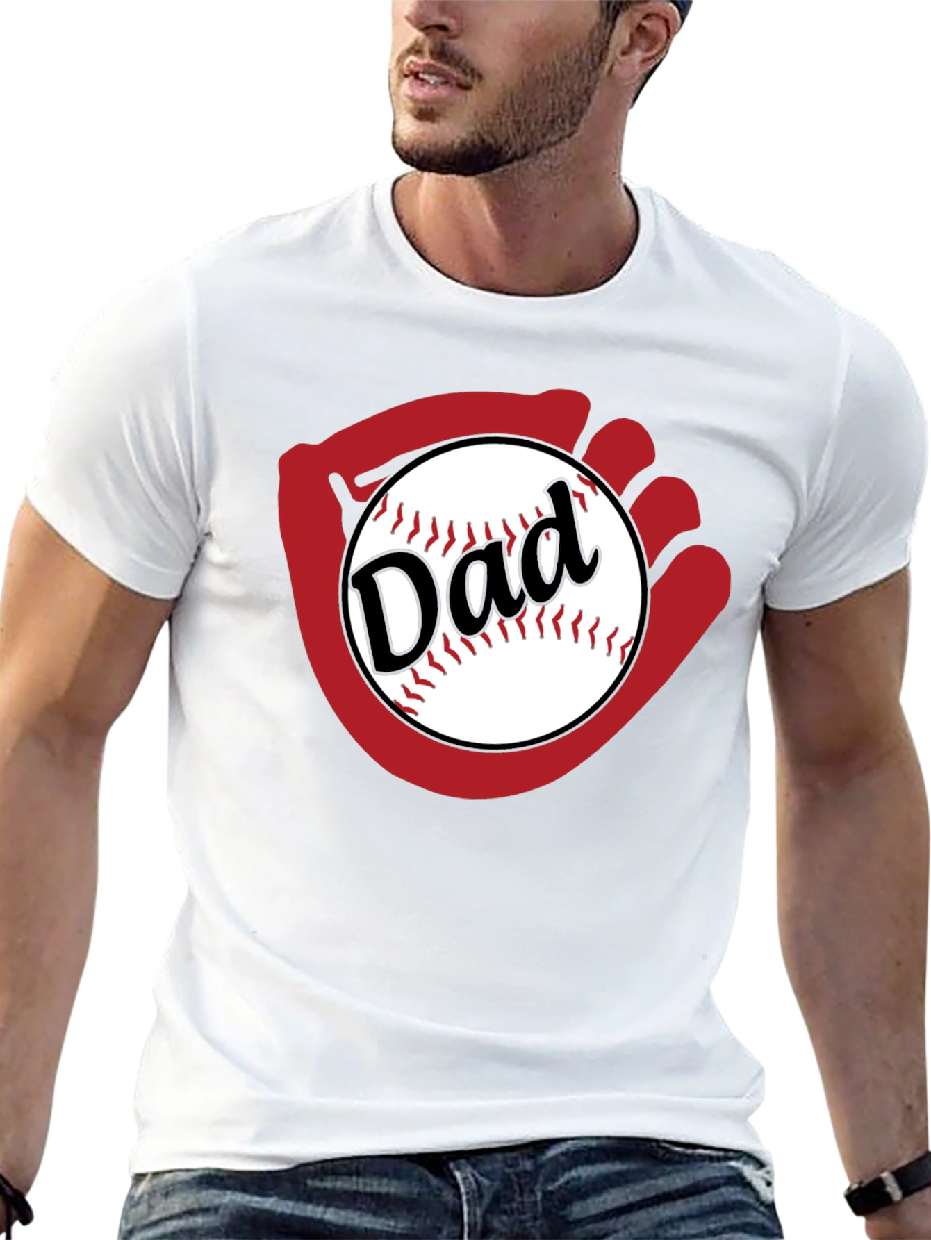 Dad Baseball Glove T-Shirt