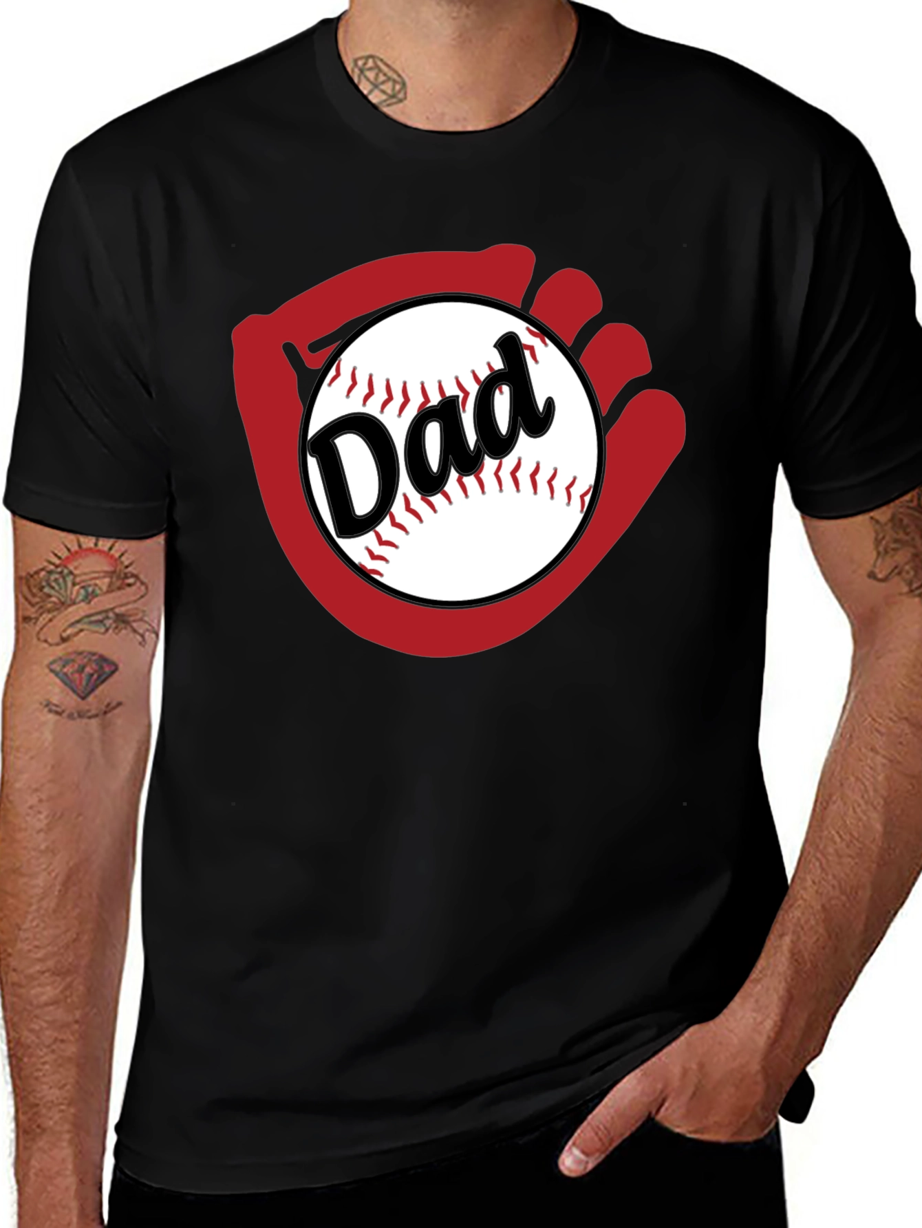 Dad Baseball Glove T-Shirt