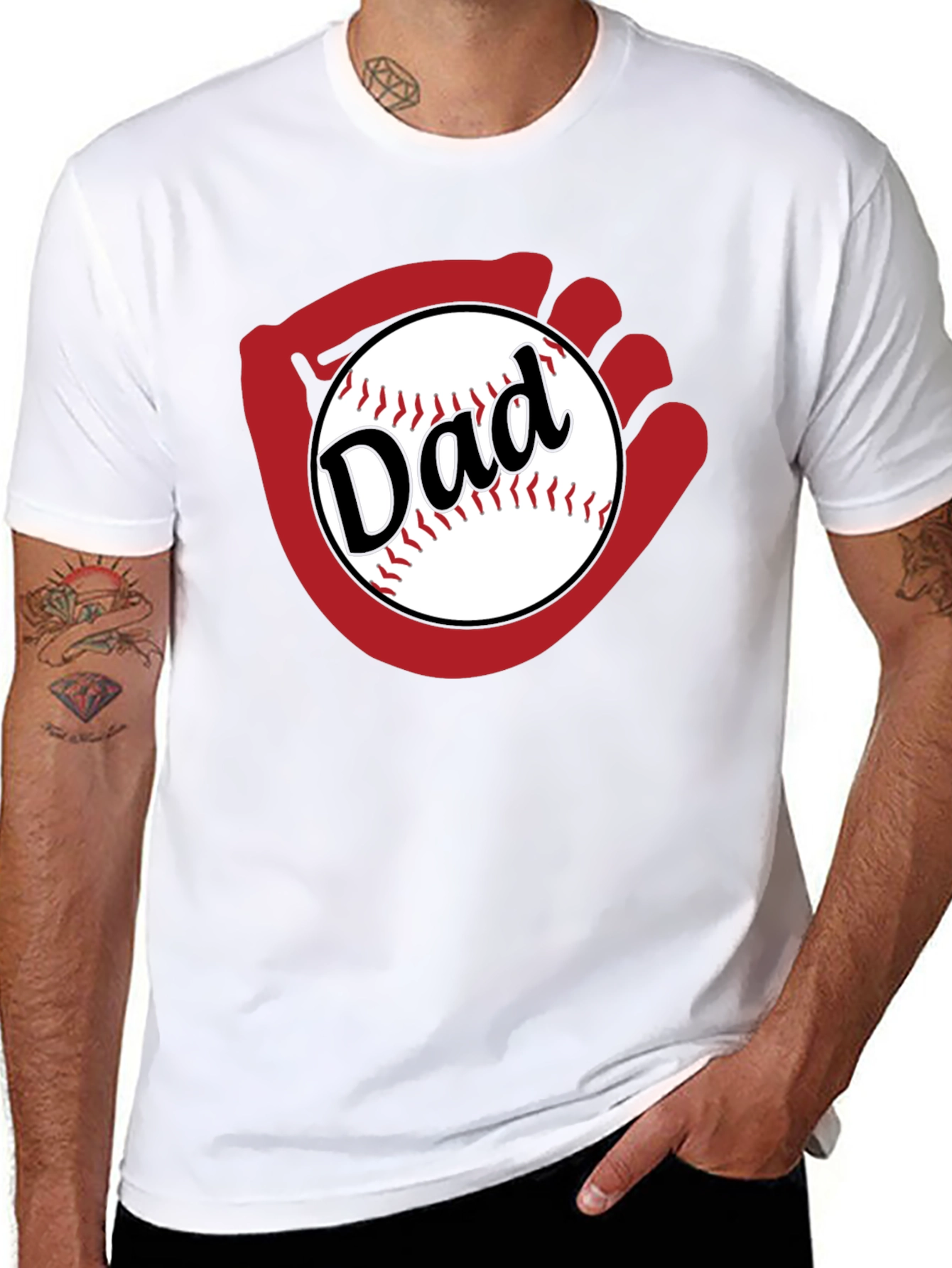 Dad Baseball Glove T-Shirt