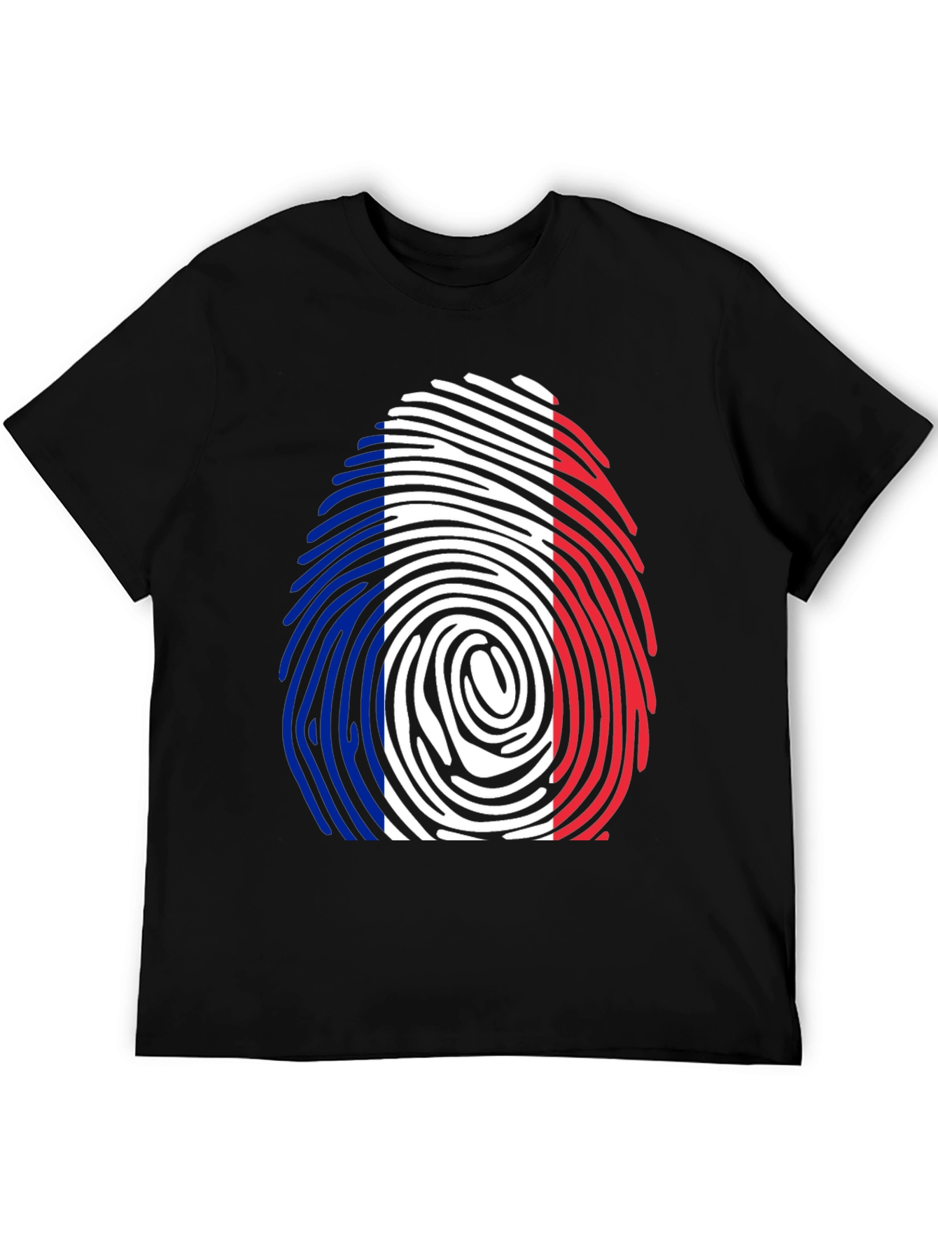 French Flag Fingerprint T-Shirt