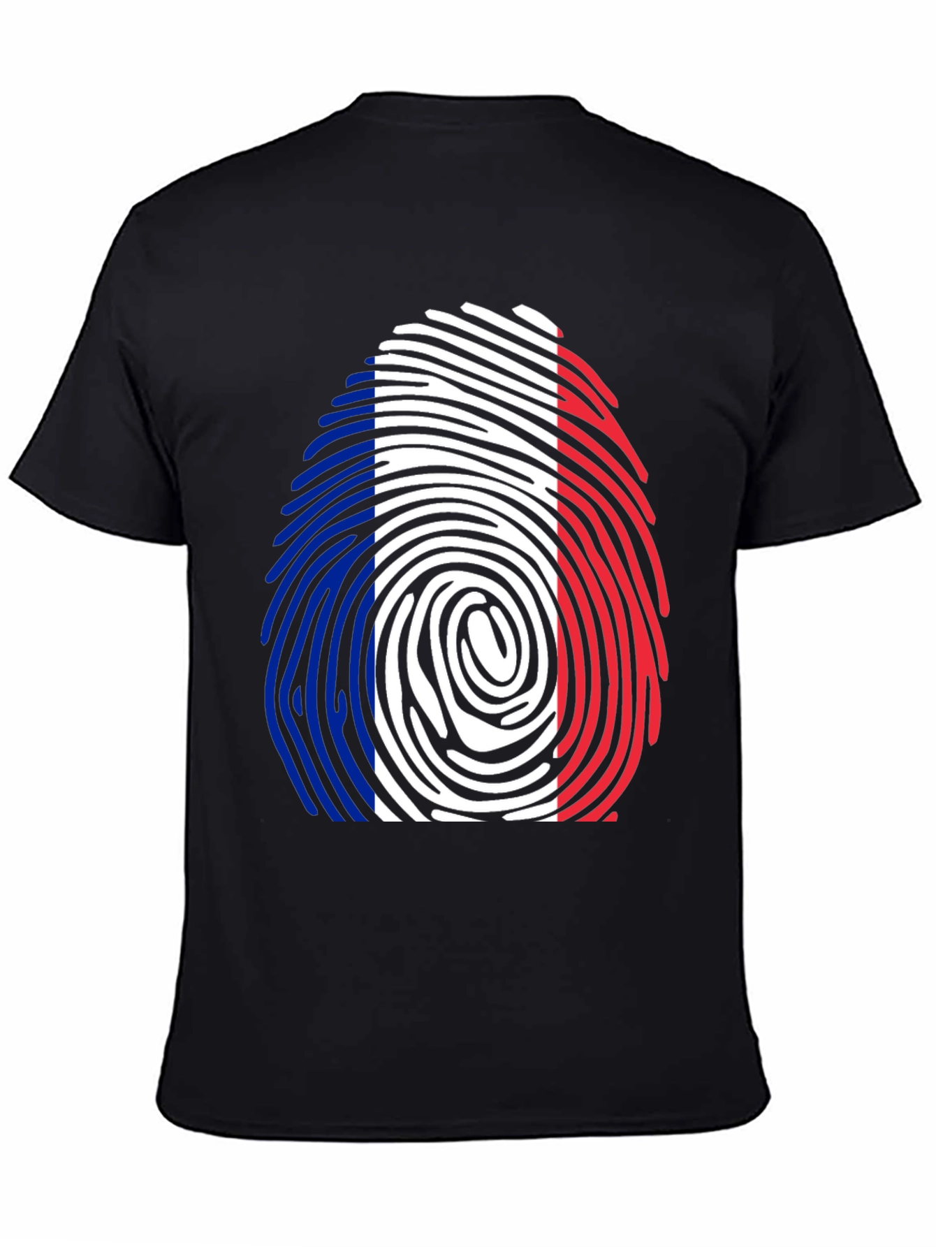 French Flag Fingerprint T-Shirt