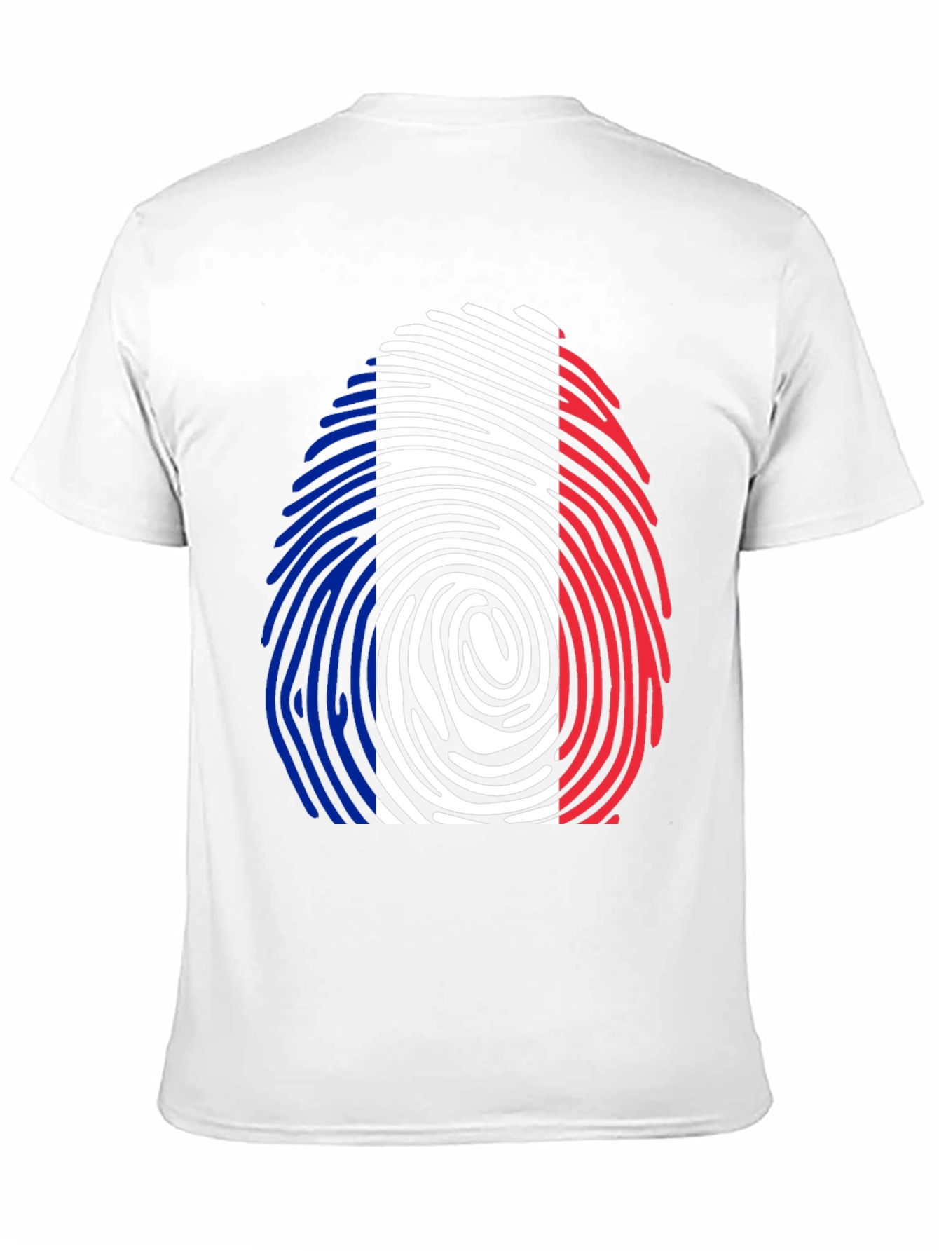 French Flag Fingerprint T-Shirt