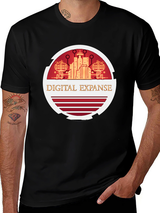 Digital Expanse Graphic Tee - Black
