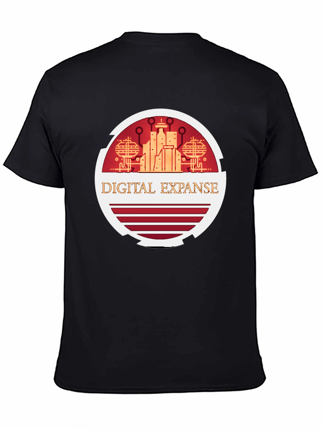 Digital Expanse Graphic Tee - Black