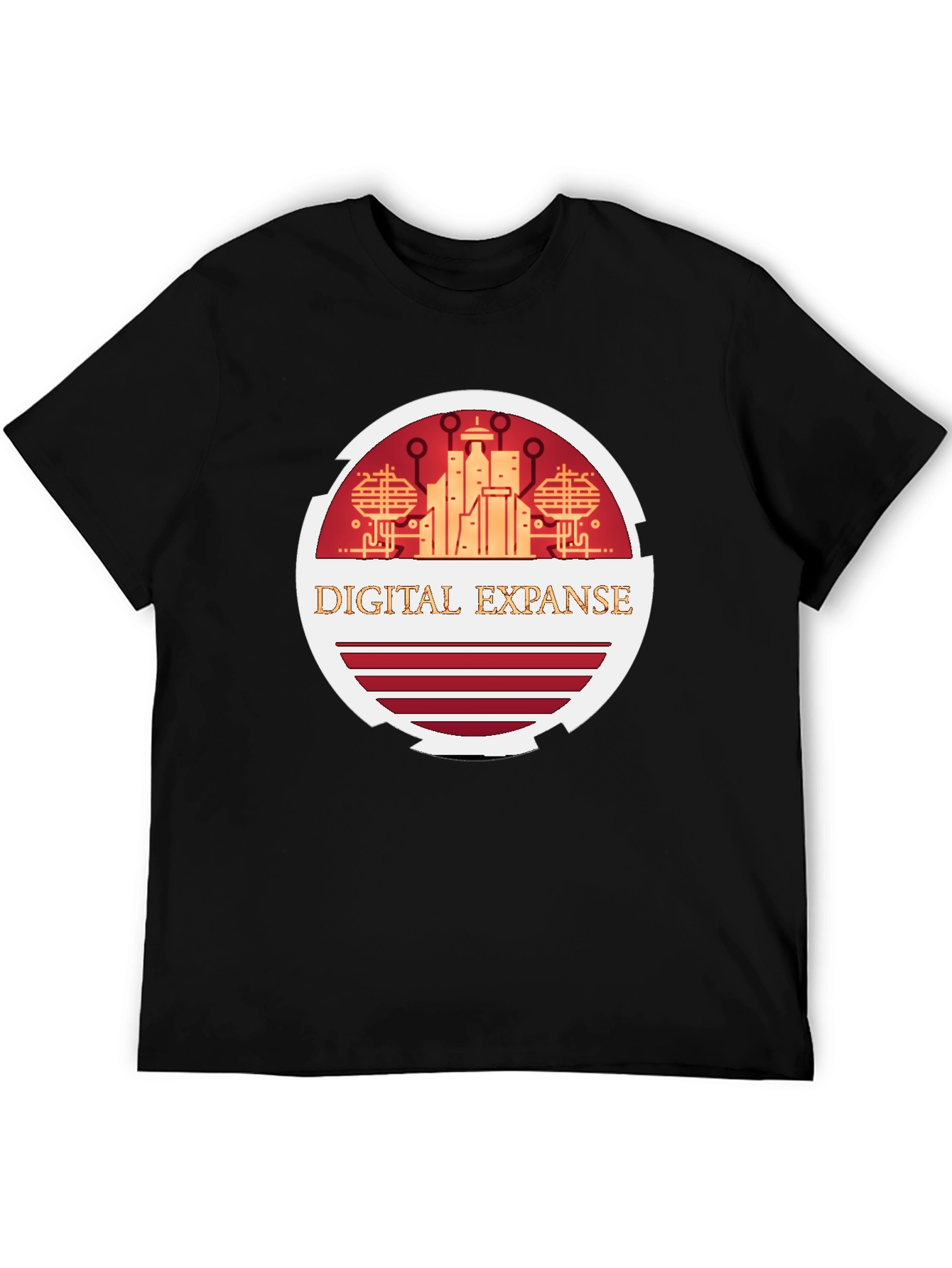 Digital Expanse Graphic Tee - Black