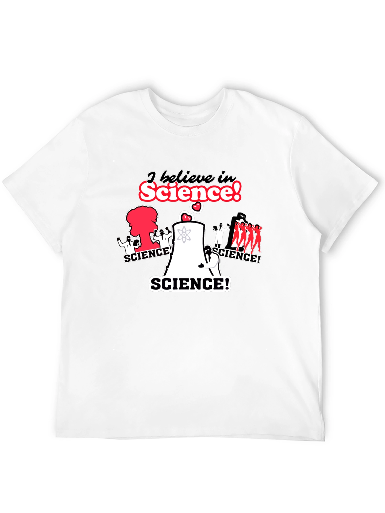 I Believe in Science! T-Shirt - Black