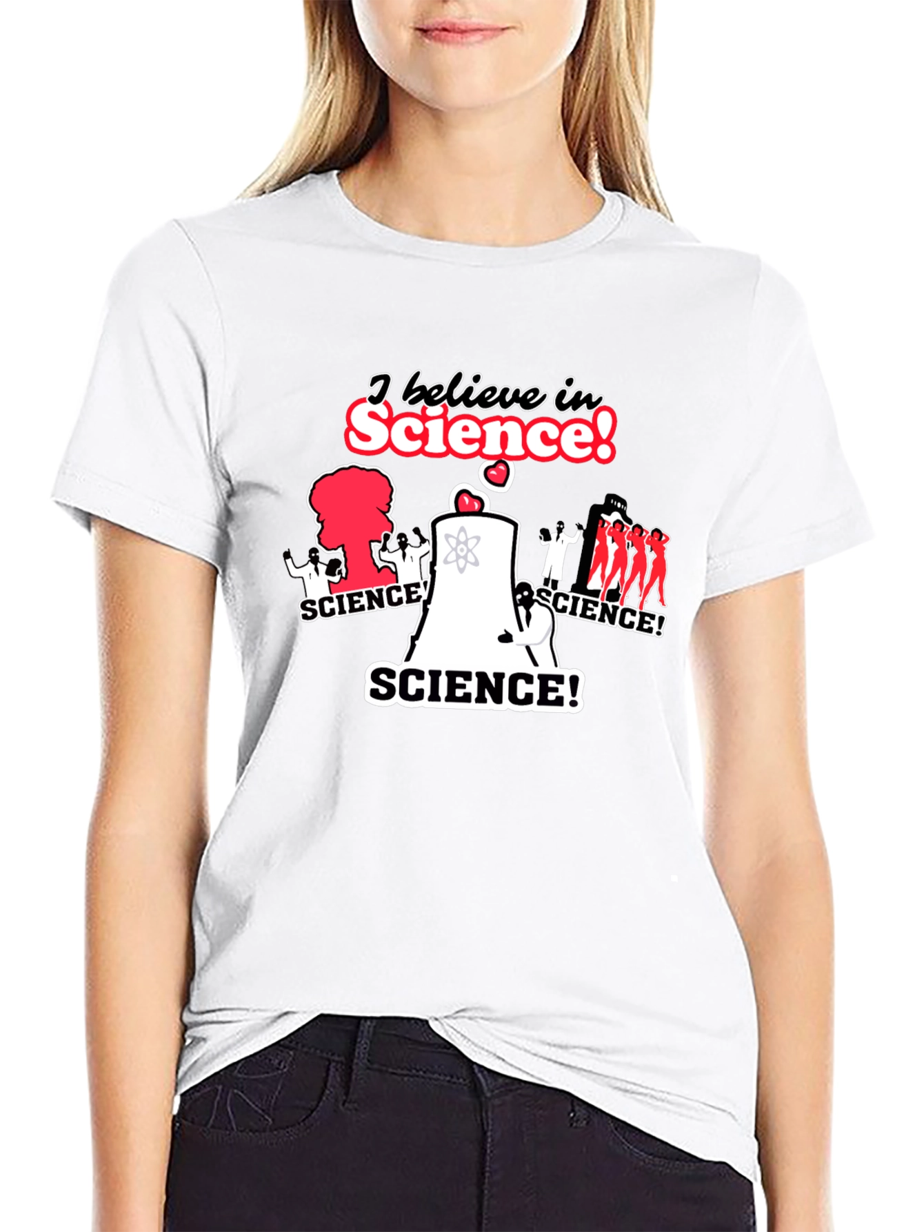I Believe in Science! T-Shirt - Black