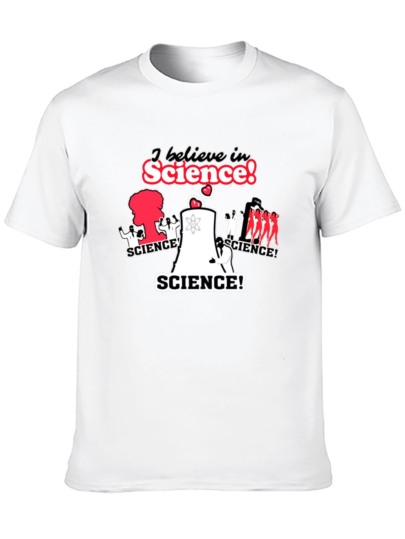 I Believe in Science! T-Shirt - Black
