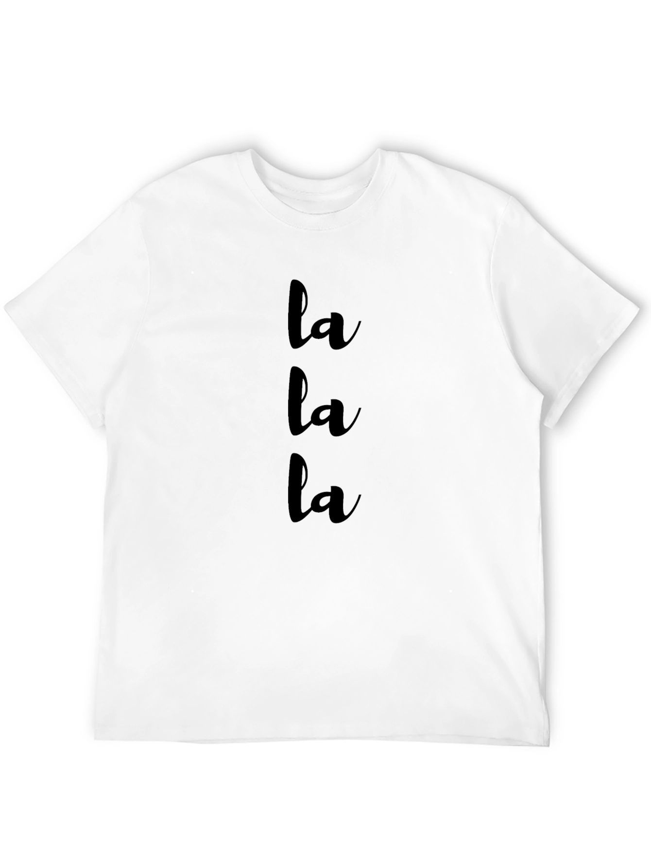 La La La Black T-Shirt