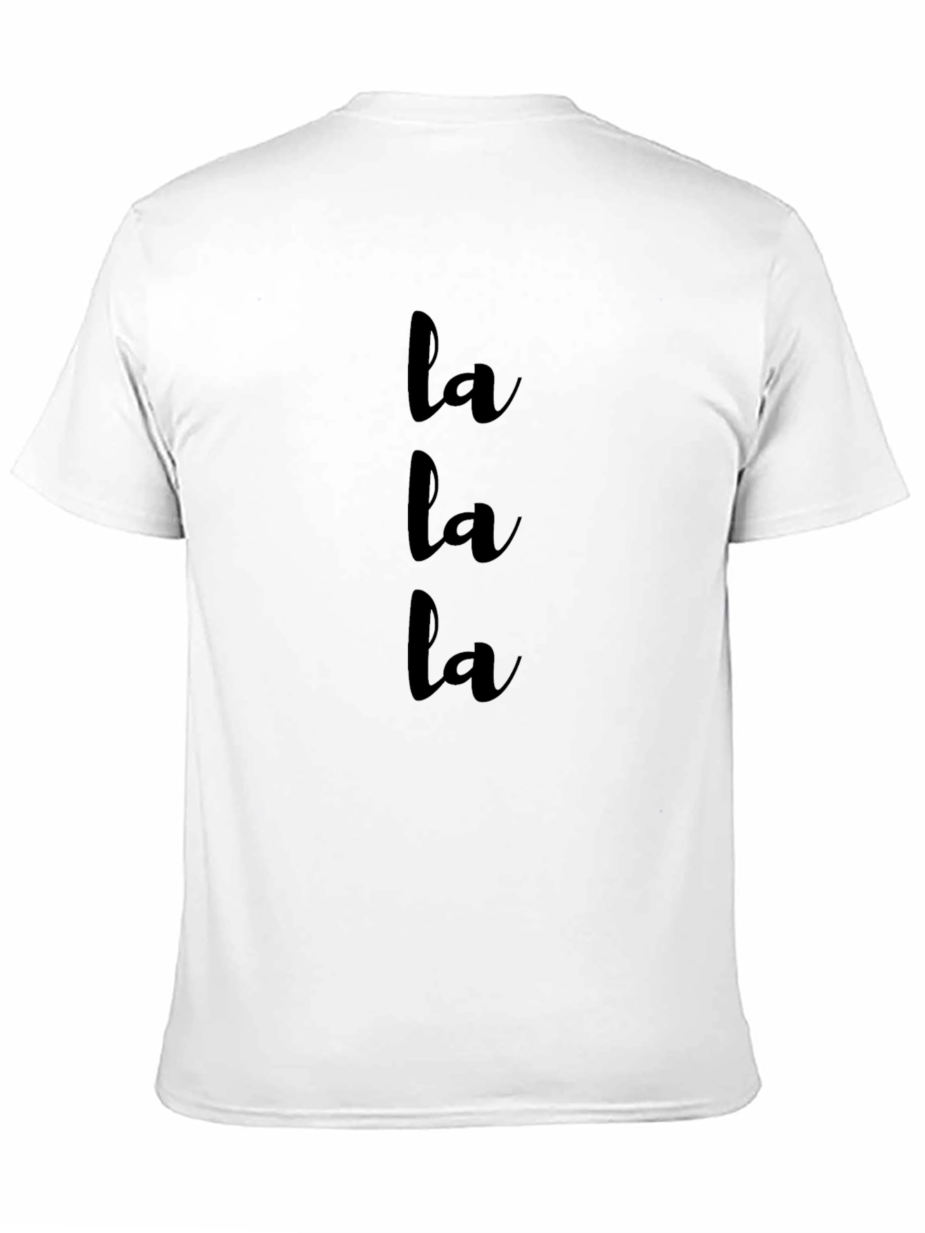 La La La Black T-Shirt