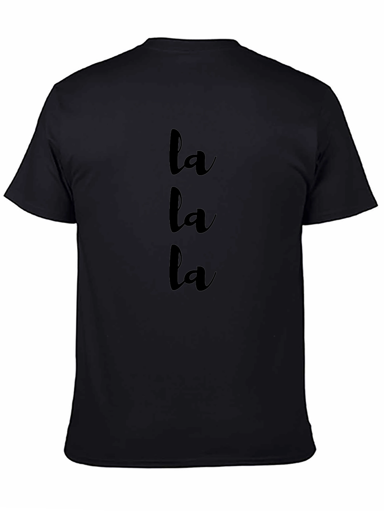 La La La Black T-Shirt
