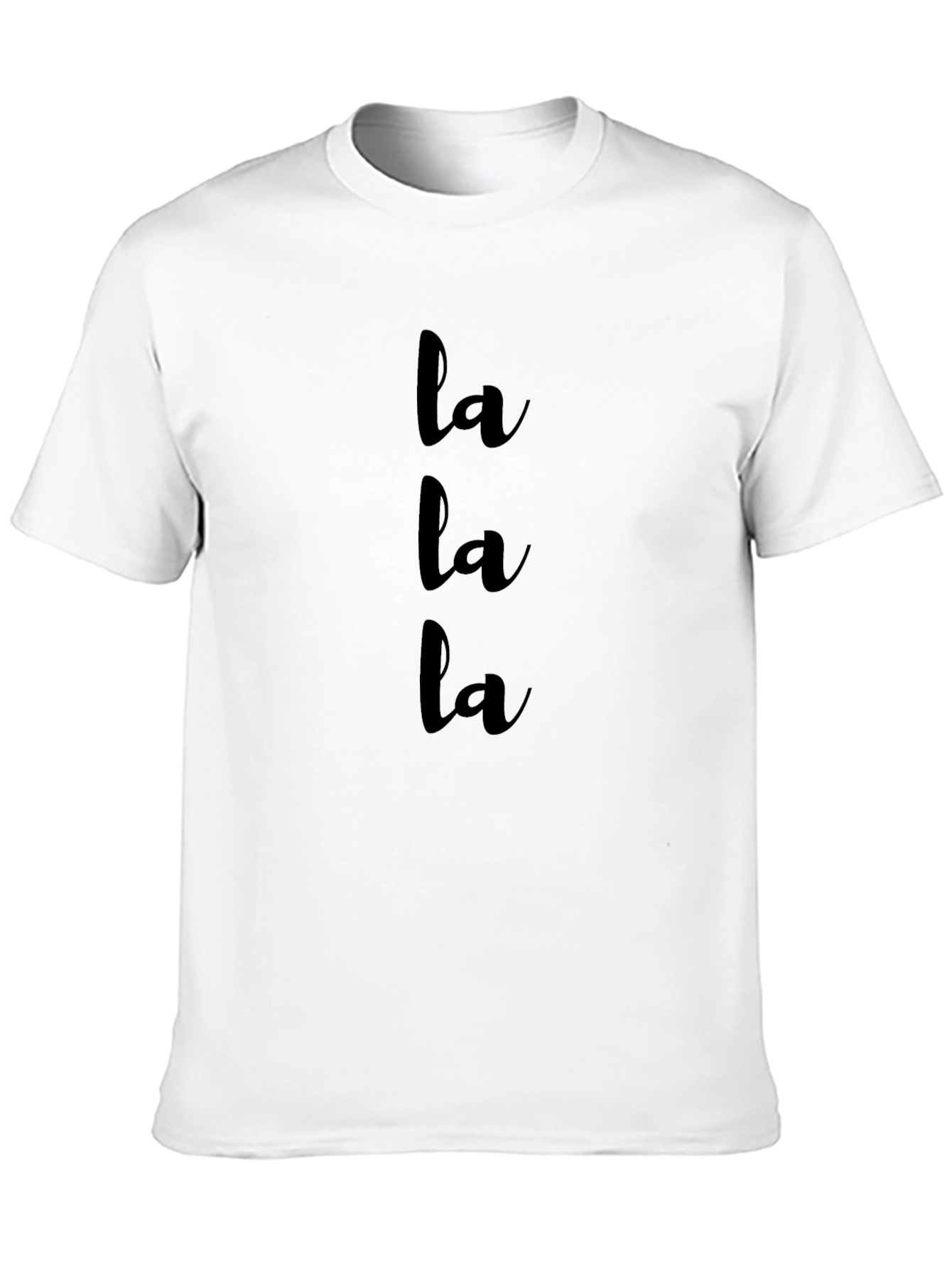 La La La Black T-Shirt