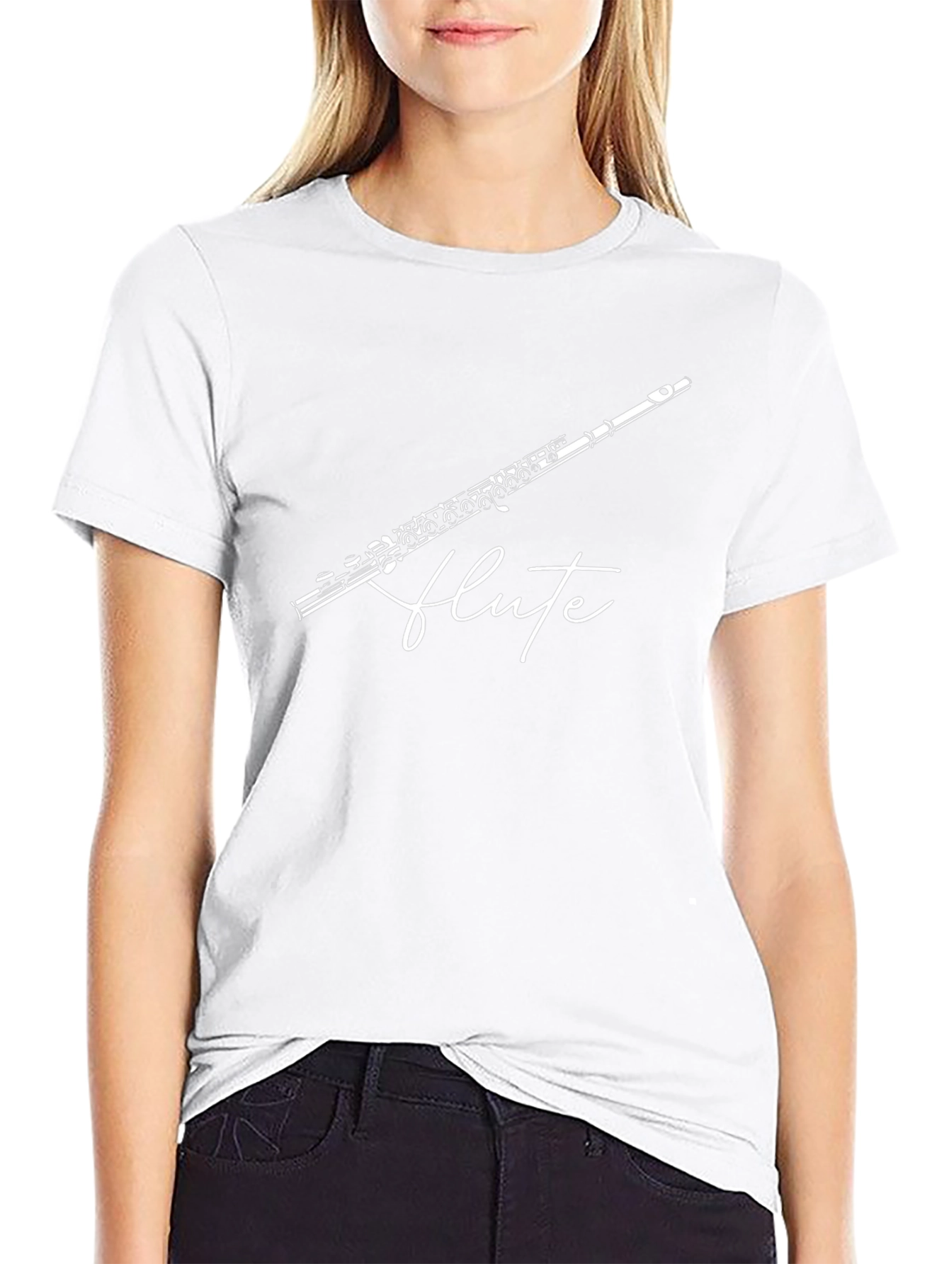 Flute Graphic T-Shirt - Musician Tee