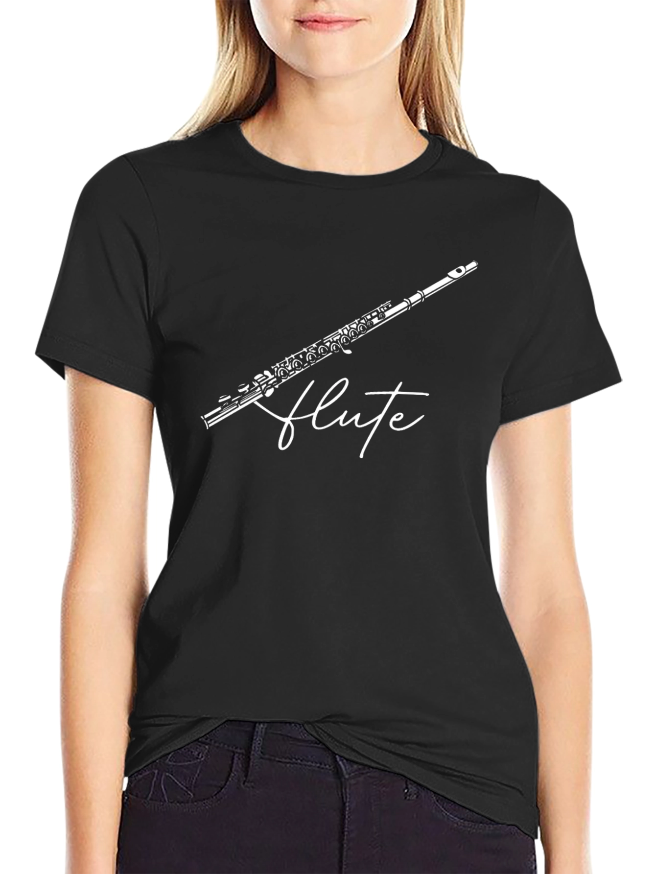 Flute Graphic T-Shirt - Musician Tee