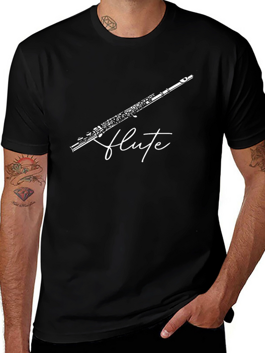 Flute Graphic T-Shirt - Musician Tee