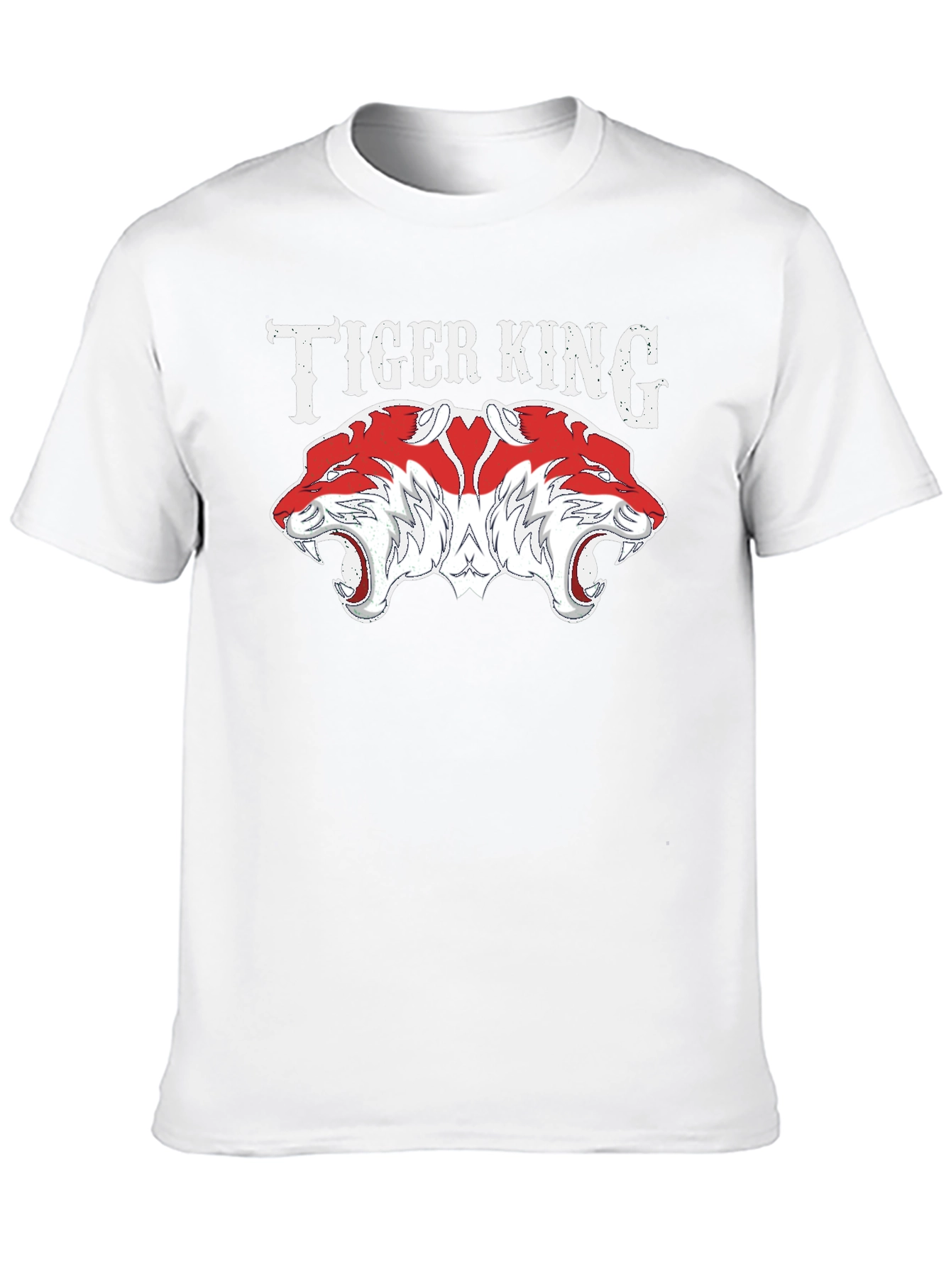 Tiger King Graphic Tee - Bold Double Tiger Design
