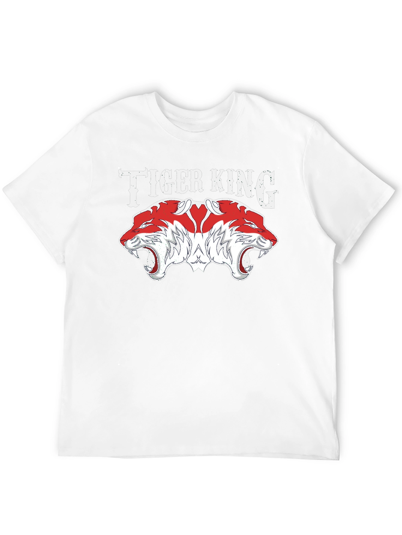 Tiger King Graphic Tee - Bold Double Tiger Design