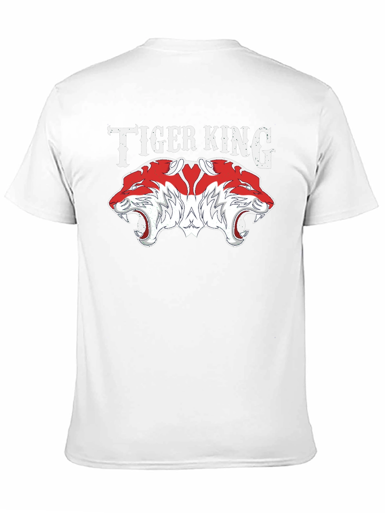 Tiger King Graphic Tee - Bold Double Tiger Design