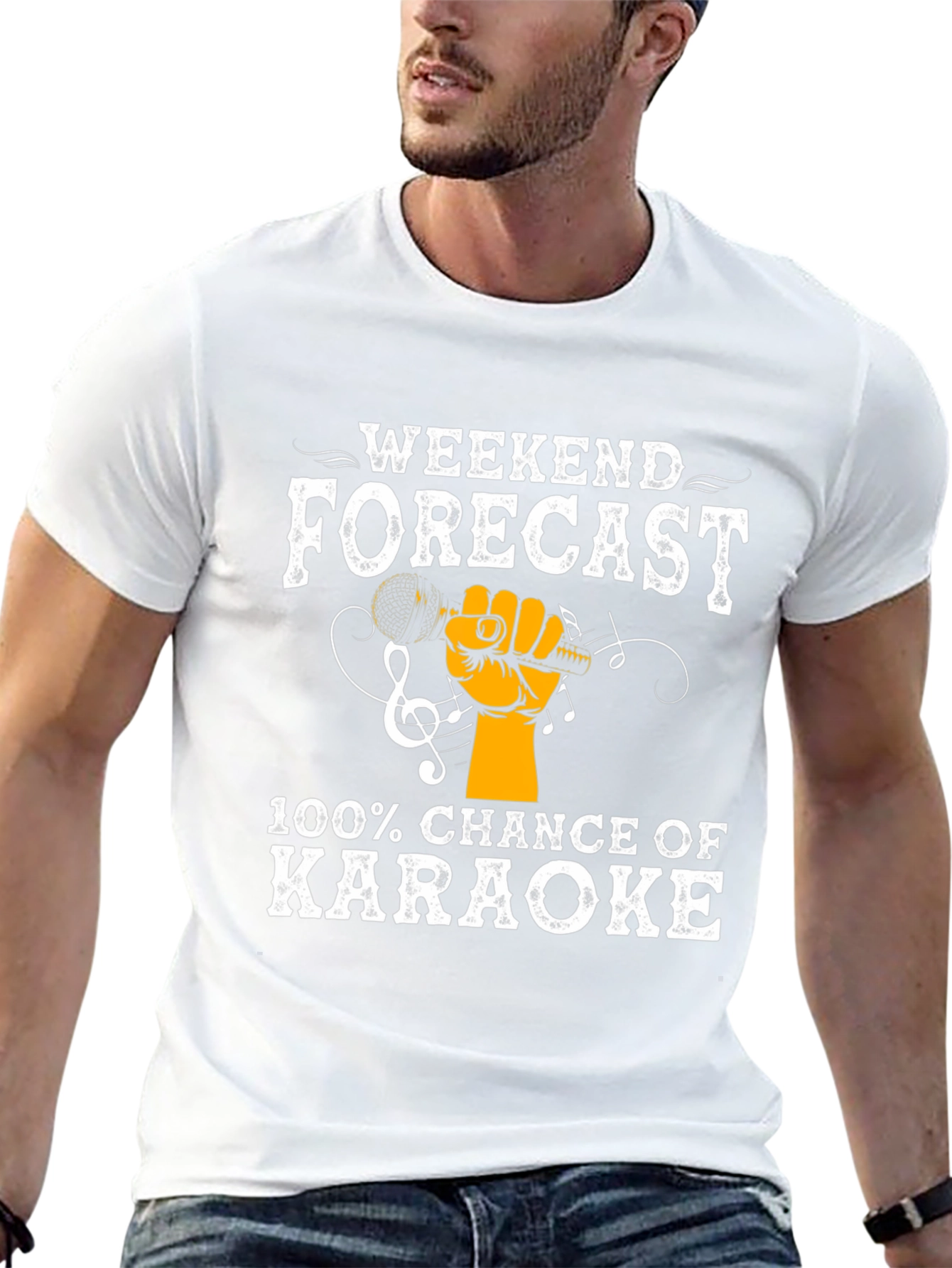 Weekend Karaoke Forecast T-Shirt