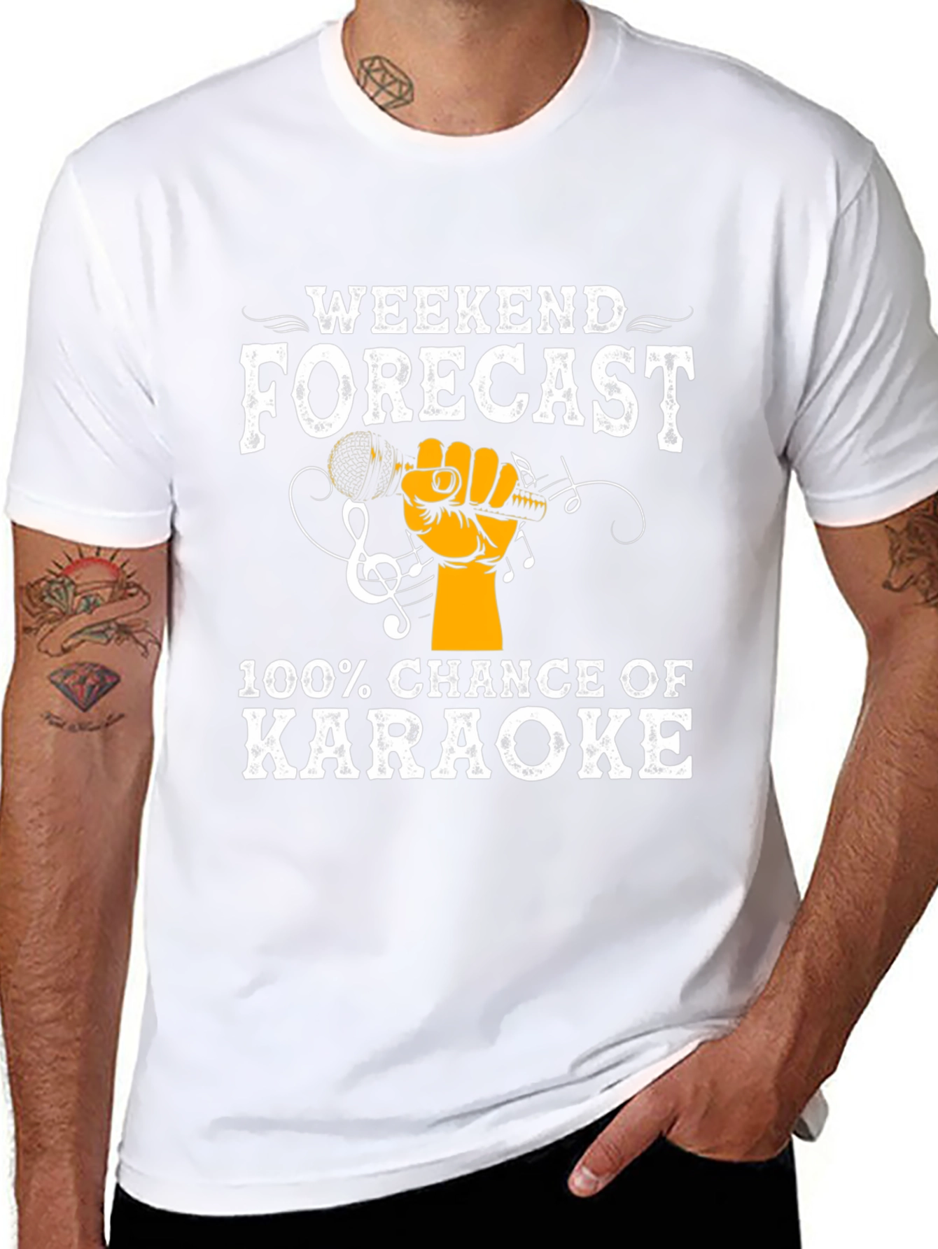 Weekend Karaoke Forecast T-Shirt