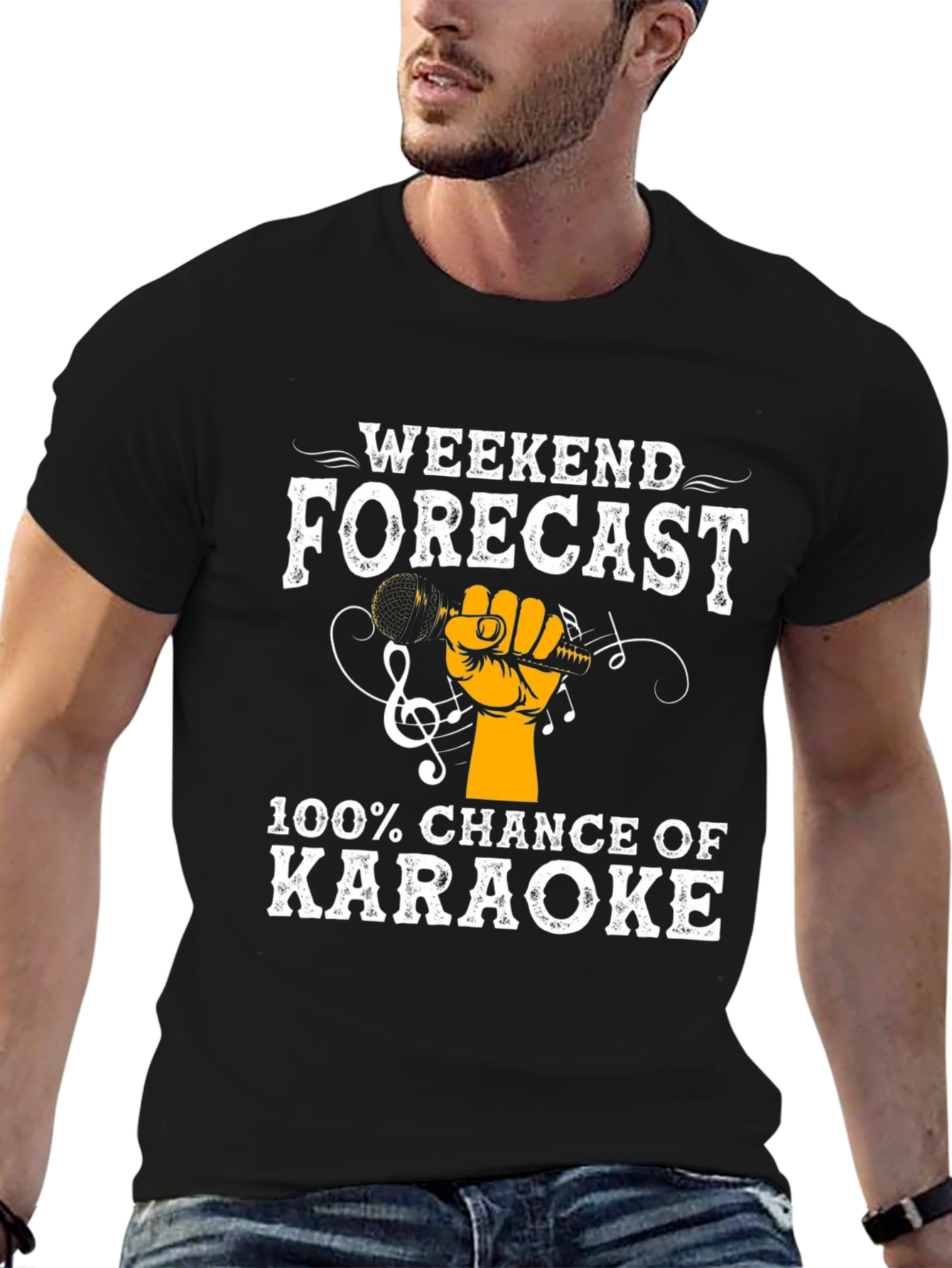 Weekend Karaoke Forecast T-Shirt
