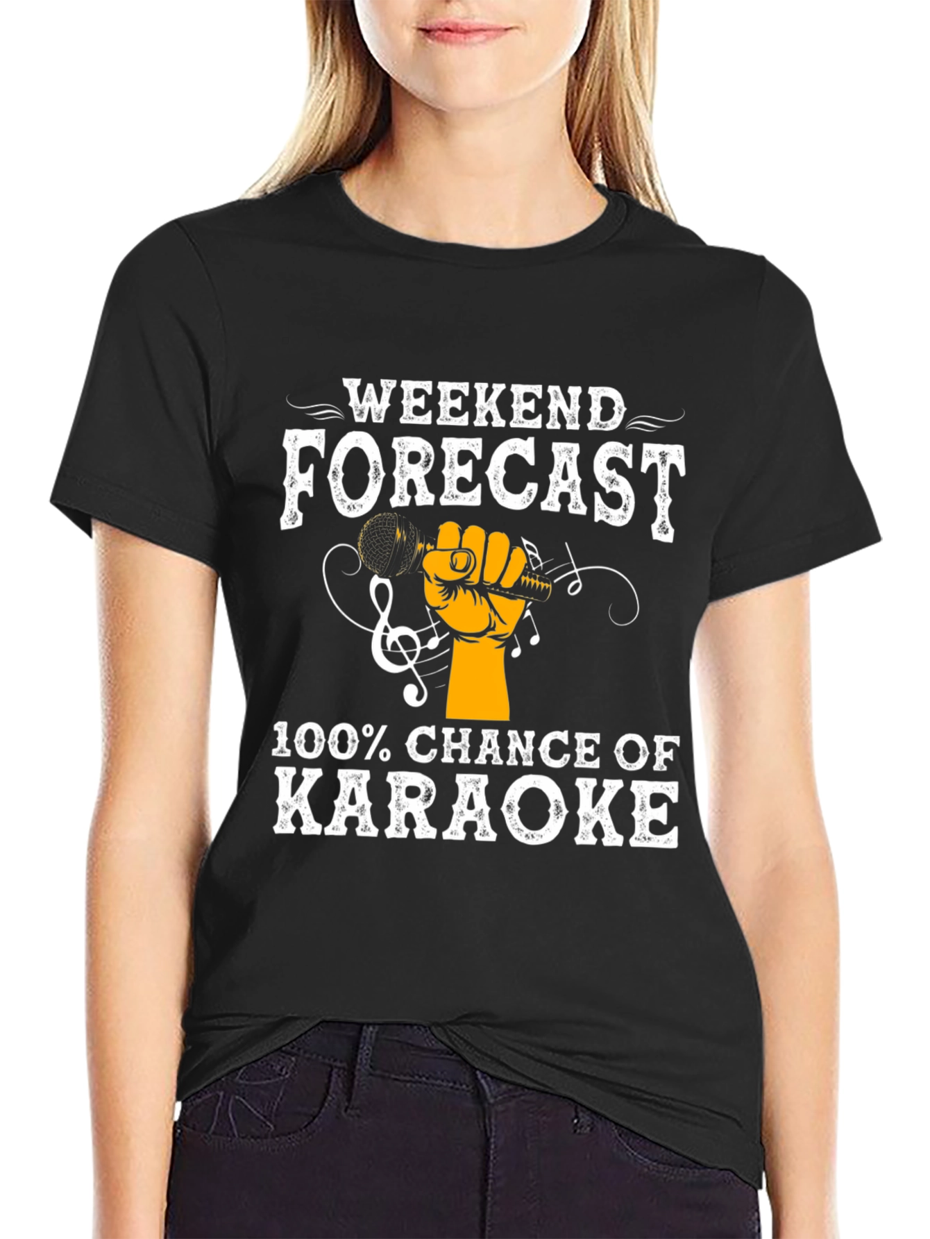 Weekend Karaoke Forecast T-Shirt