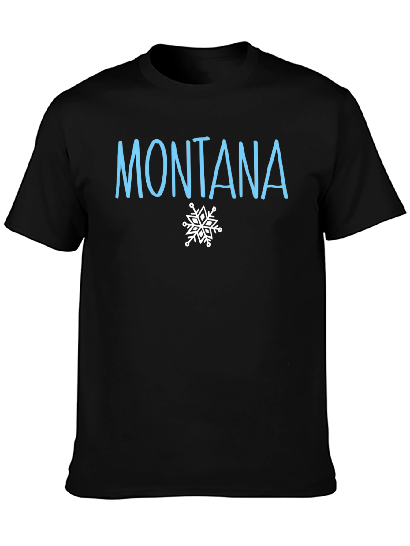 Montana Winter Snowflake T-Shirt