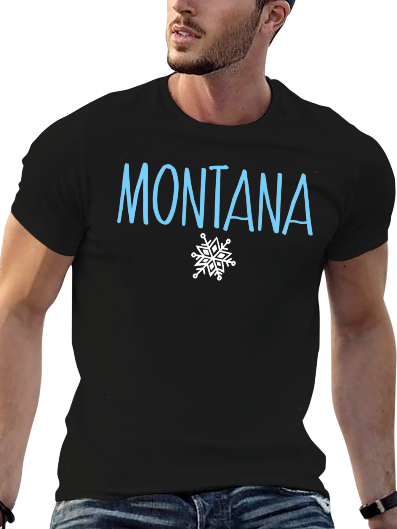 Montana Winter Snowflake T-Shirt