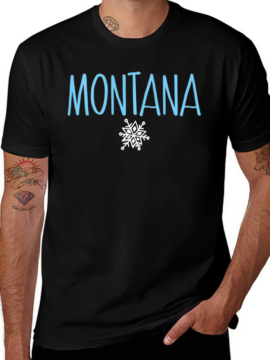 Montana Winter Snowflake T-Shirt