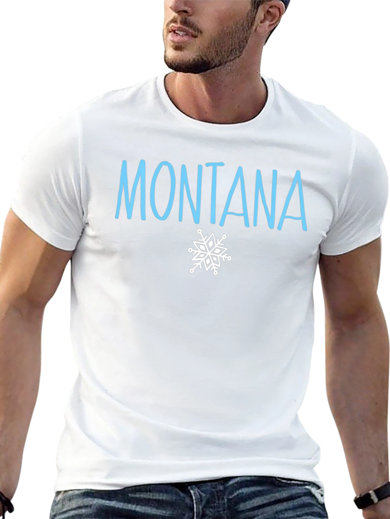 Montana Winter Snowflake T-Shirt