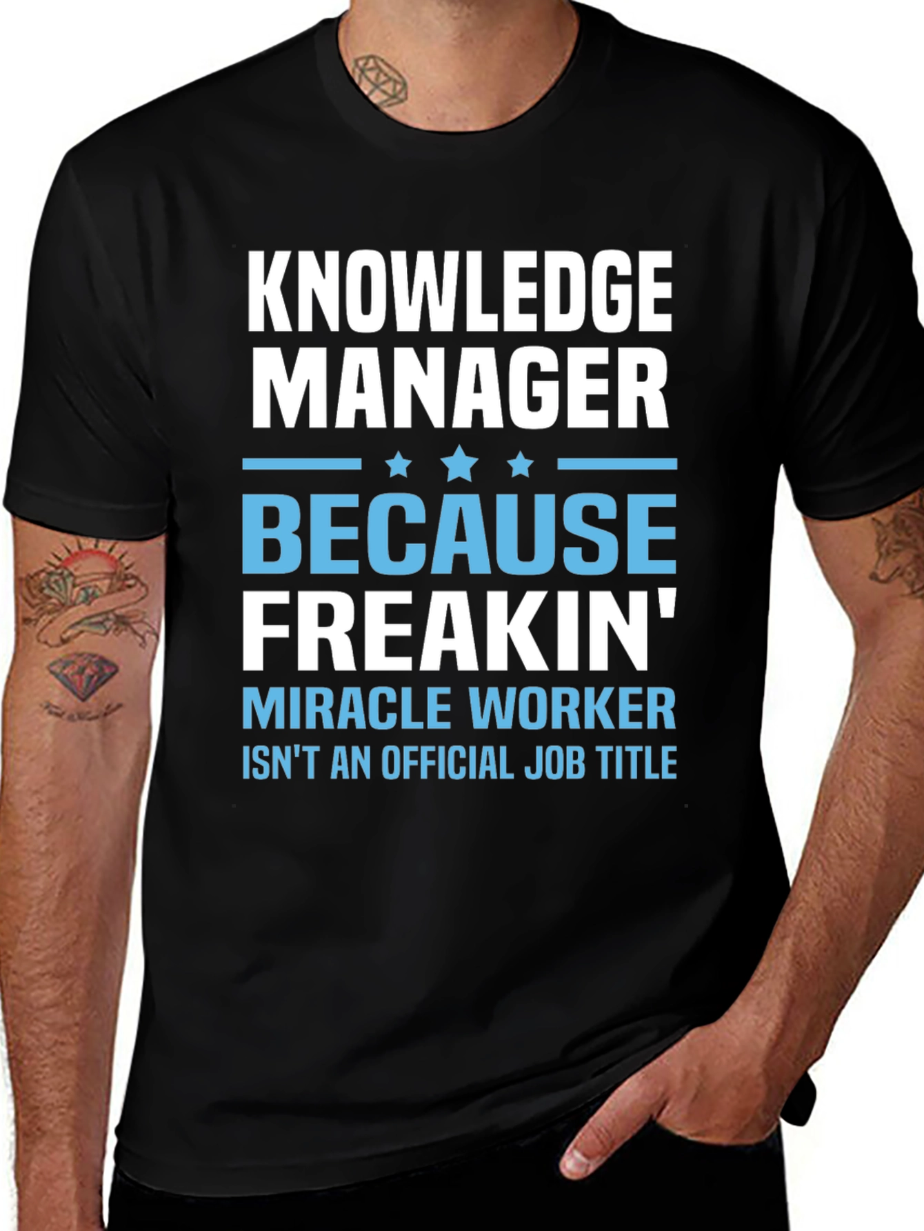 Knowledge Manager Funny Graphic T-Shirt