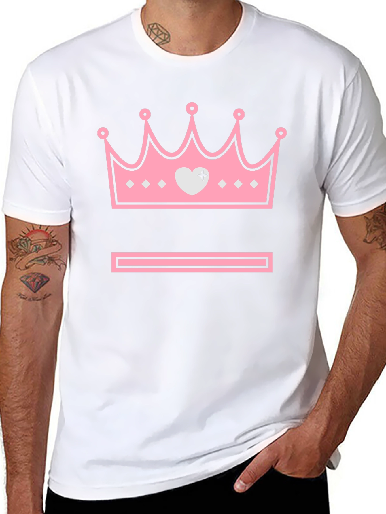 Crown Graphic T-Shirt - Stylish Cotton Tee