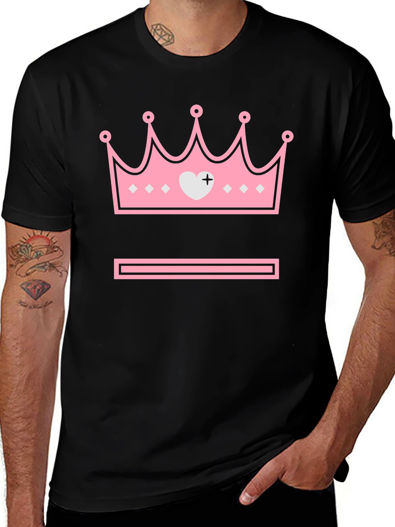 Crown Graphic T-Shirt - Stylish Cotton Tee
