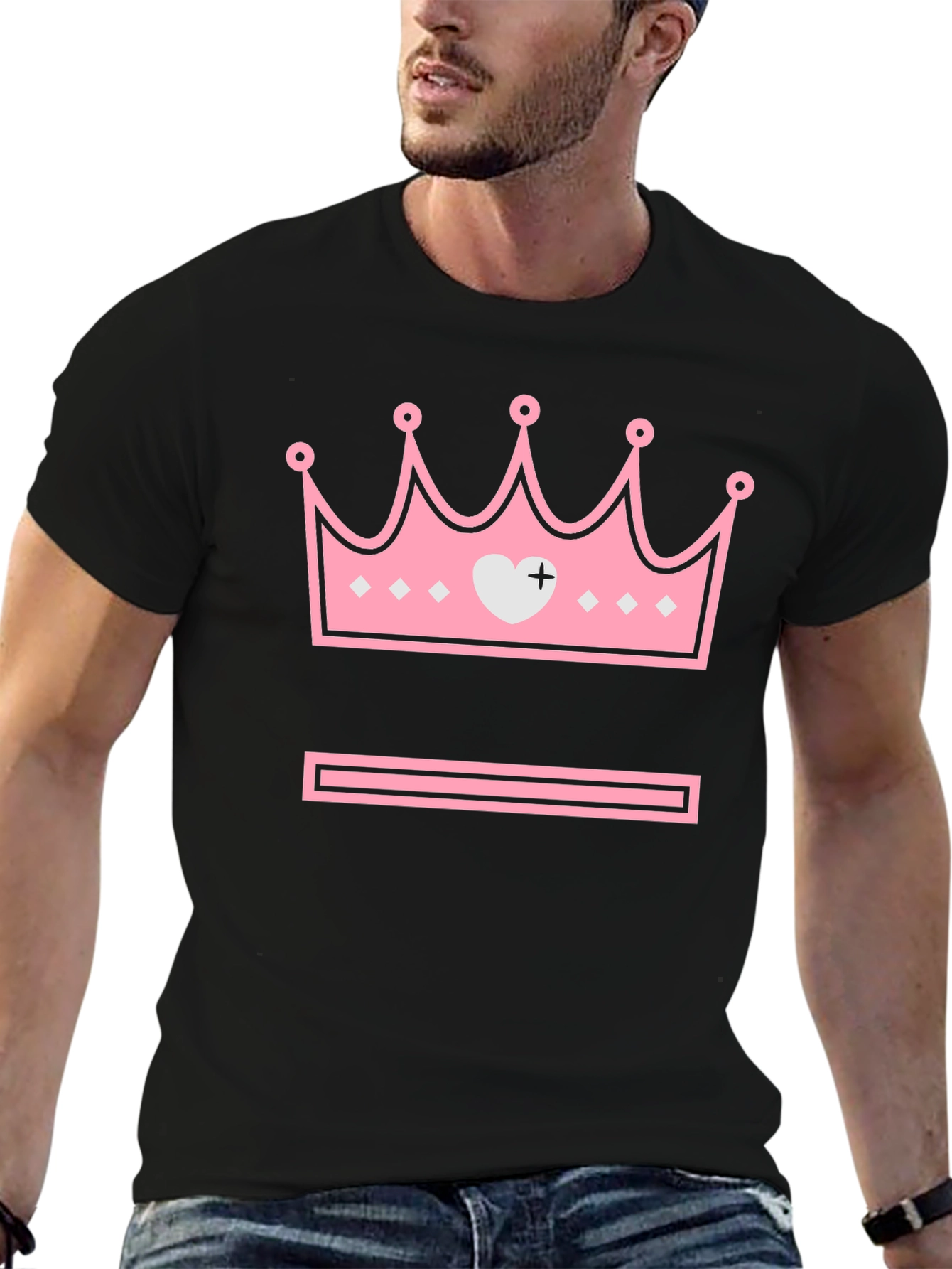 Crown Graphic T-Shirt - Stylish Cotton Tee