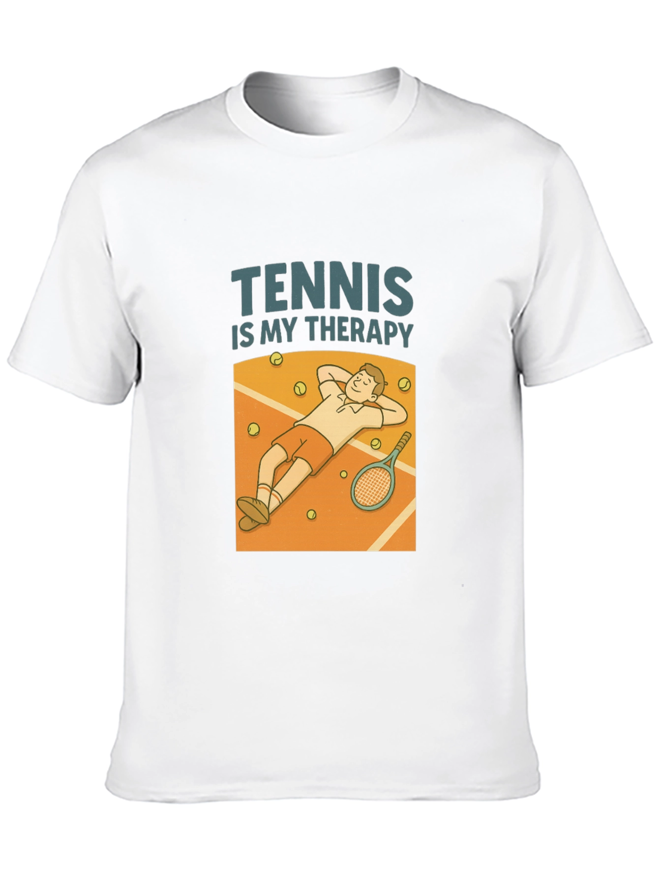 Tennis Therapy Graphic T-Shirt