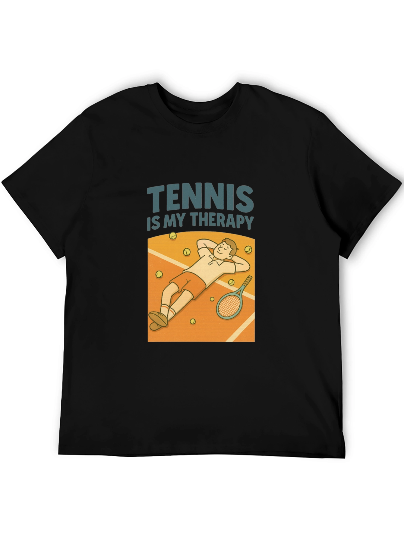 Tennis Therapy Graphic T-Shirt