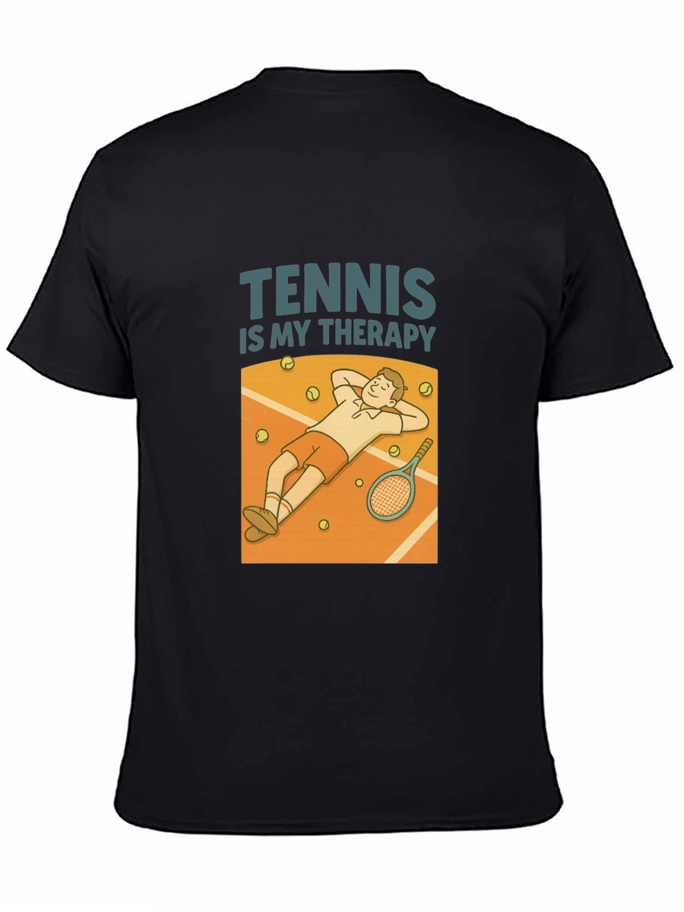 Tennis Therapy Graphic T-Shirt