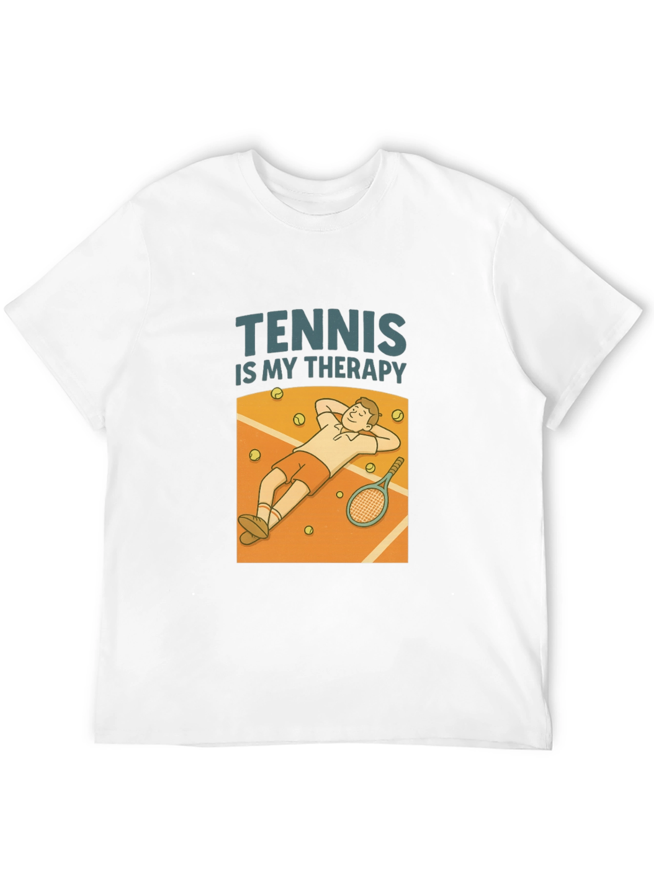 Tennis Therapy Graphic T-Shirt