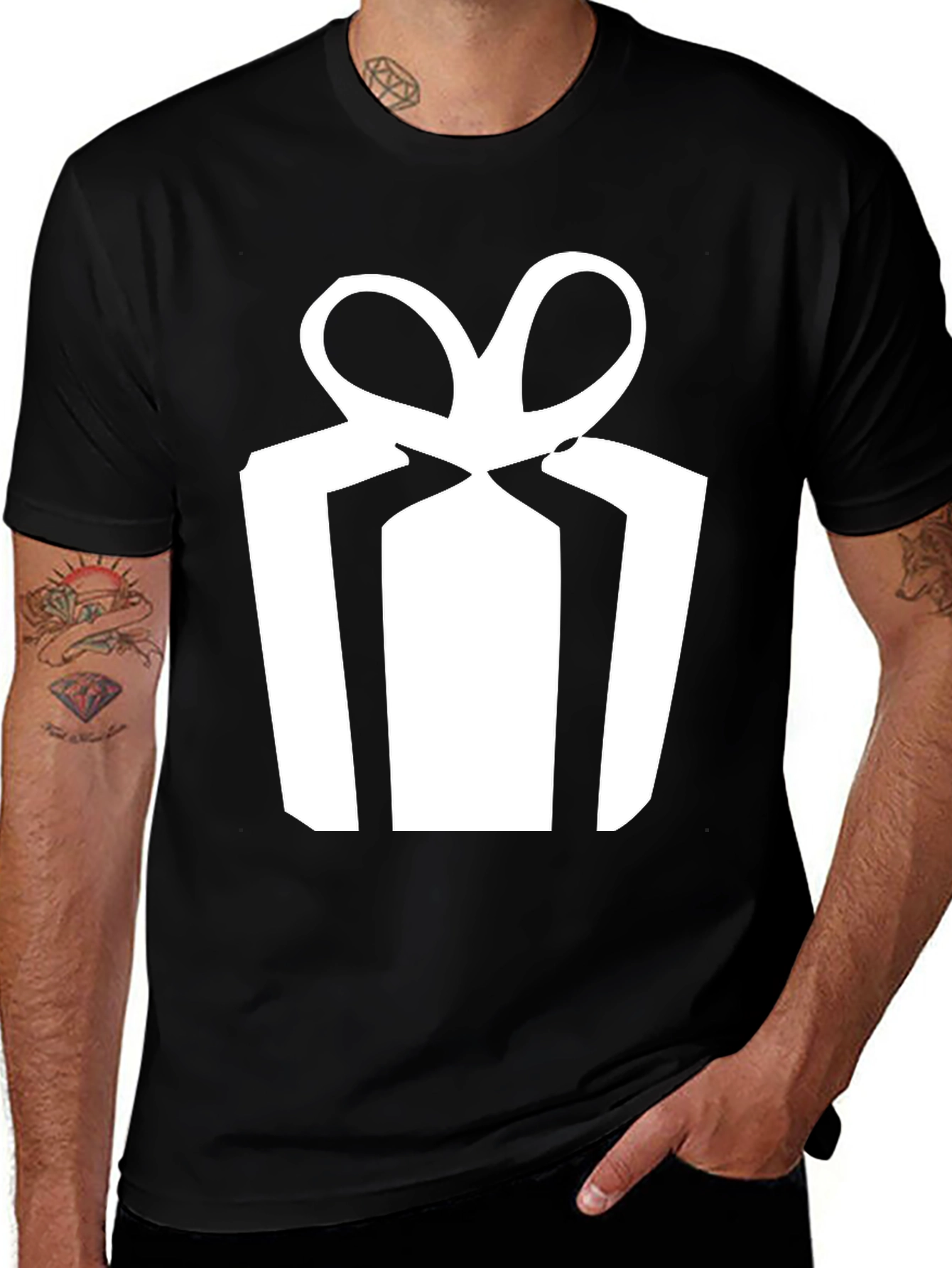 Gift Graphic Black T-Shirt