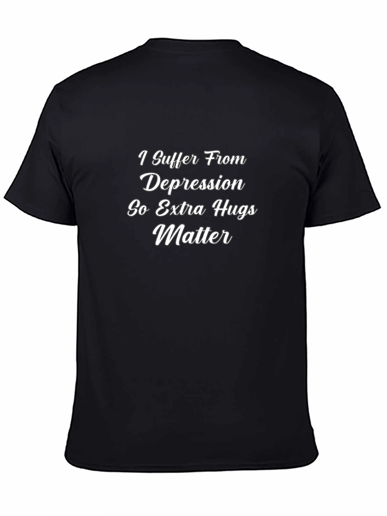 Depression Awareness Graphic Tee - Extra Hugs Matter Shirt