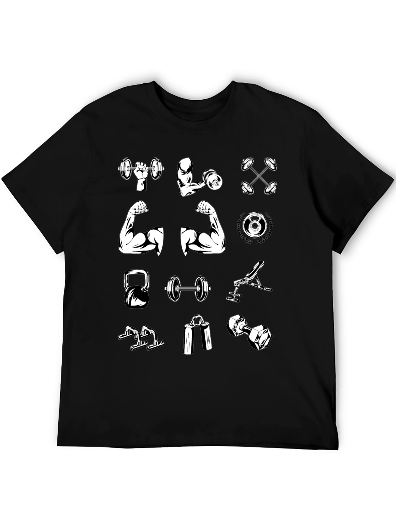 Gym Workout T-Shirt - Weightlifting Design