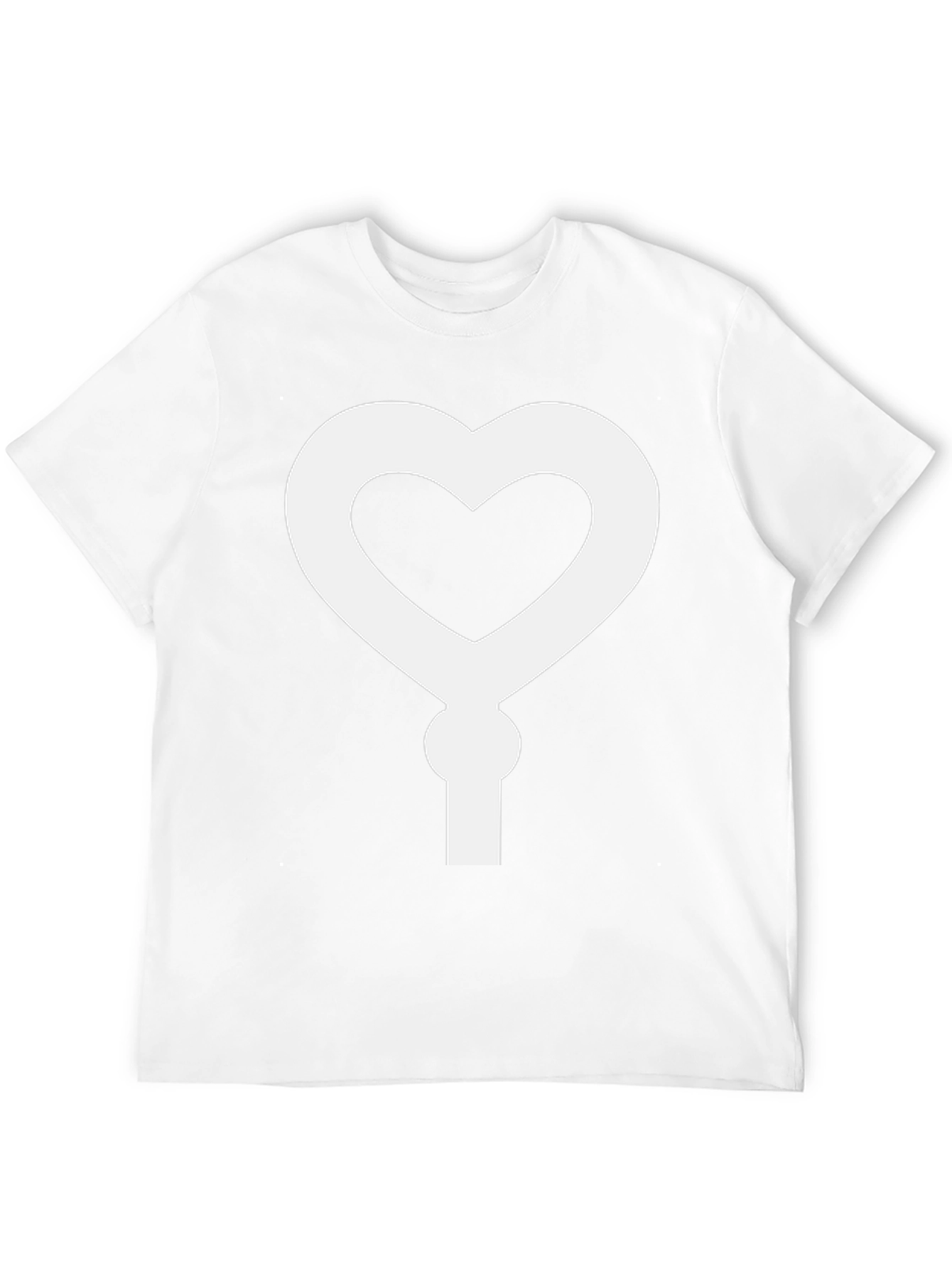 Heart Keyhole T-Shirt - Black