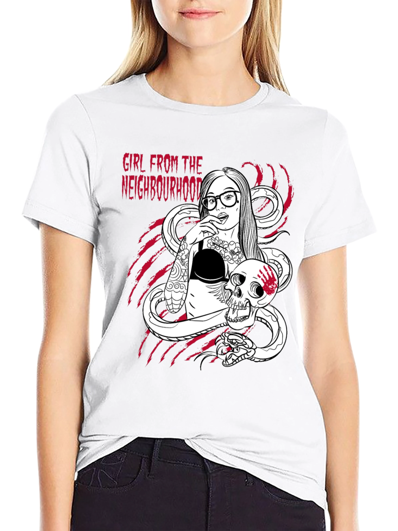 Girl From The Neighbourhood Graphic Tee