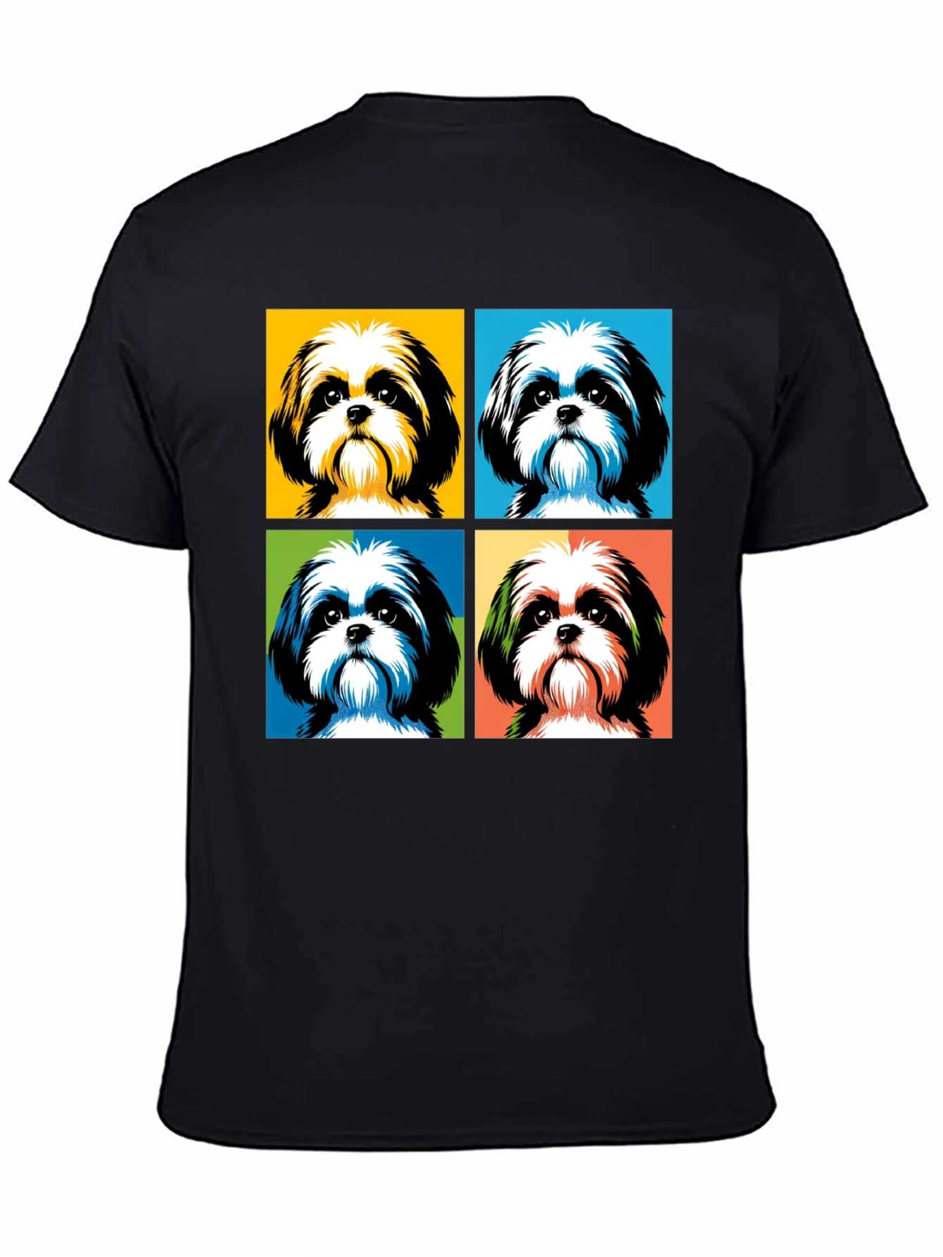 Dog Pop Art Graphic T-Shirt