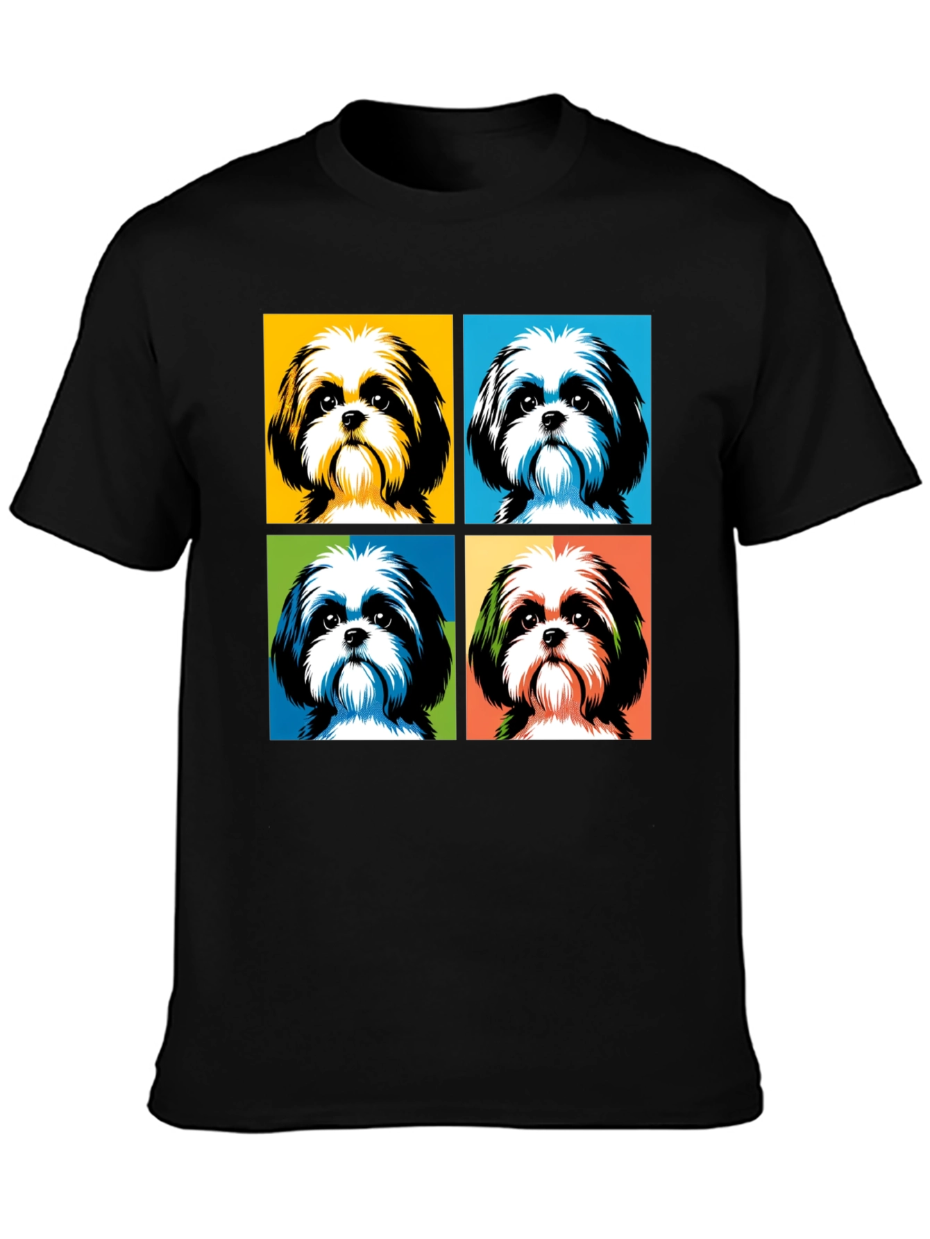 Dog Pop Art Graphic T-Shirt