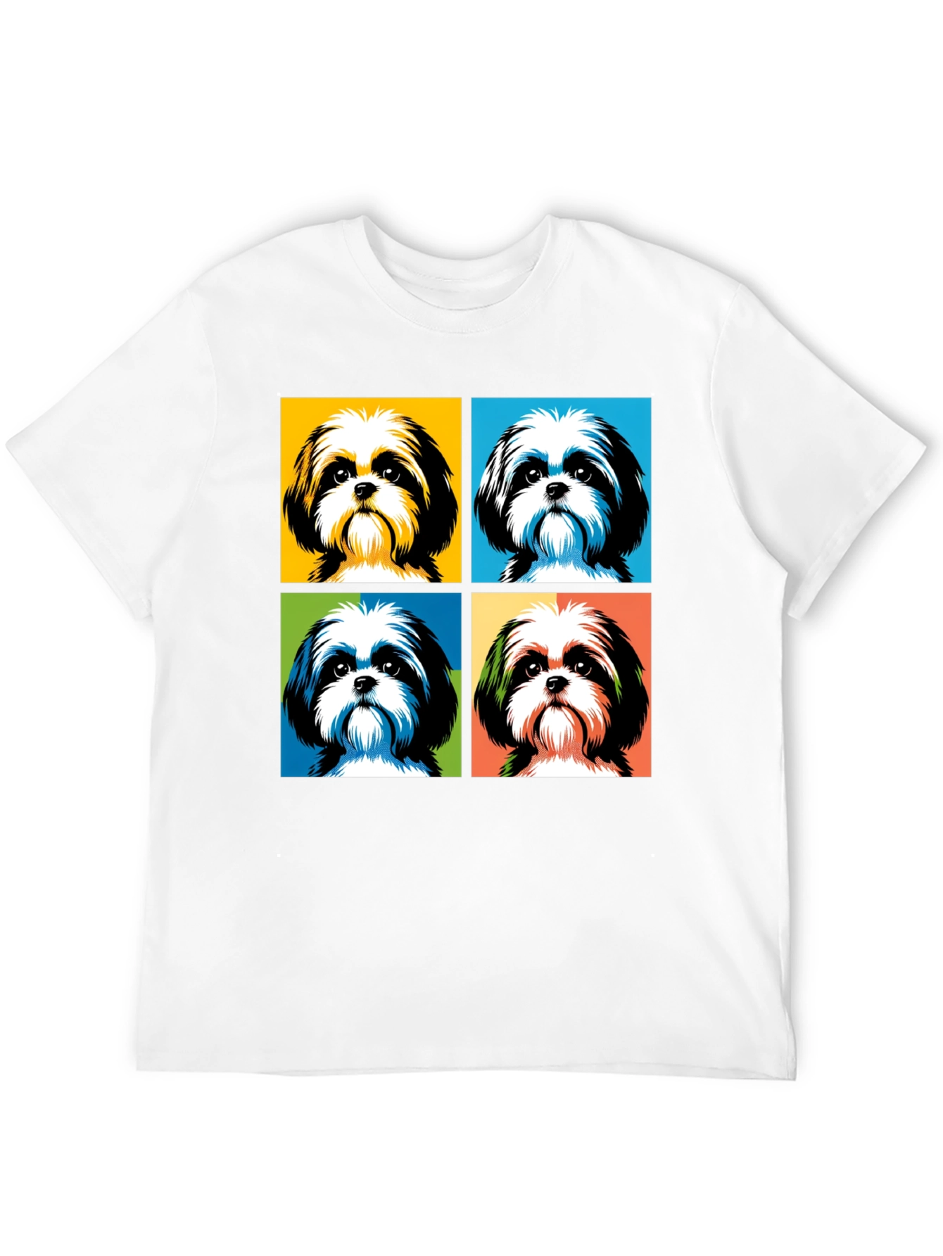 Dog Pop Art Graphic T-Shirt