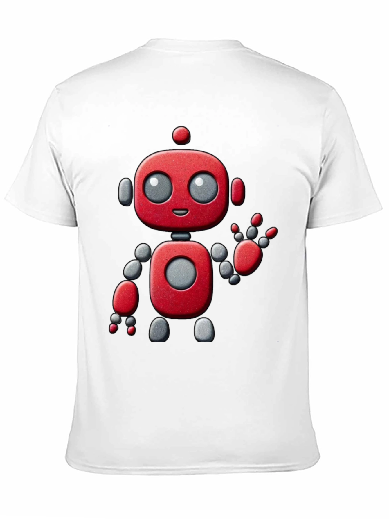 Robot Graphic Tee - Fun & Stylish Black T-Shirt