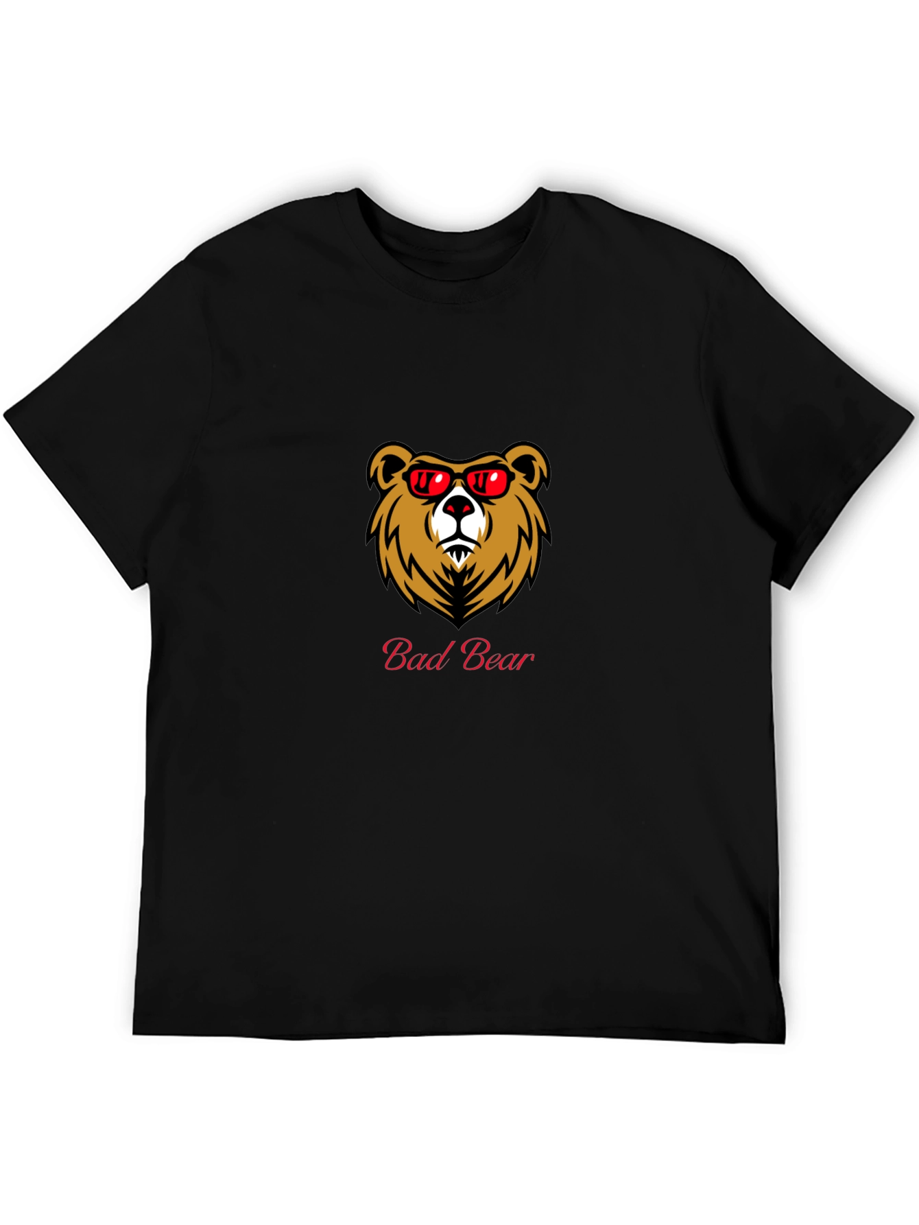 Bad Bear Graphic T-Shirt - Mens Black Tee