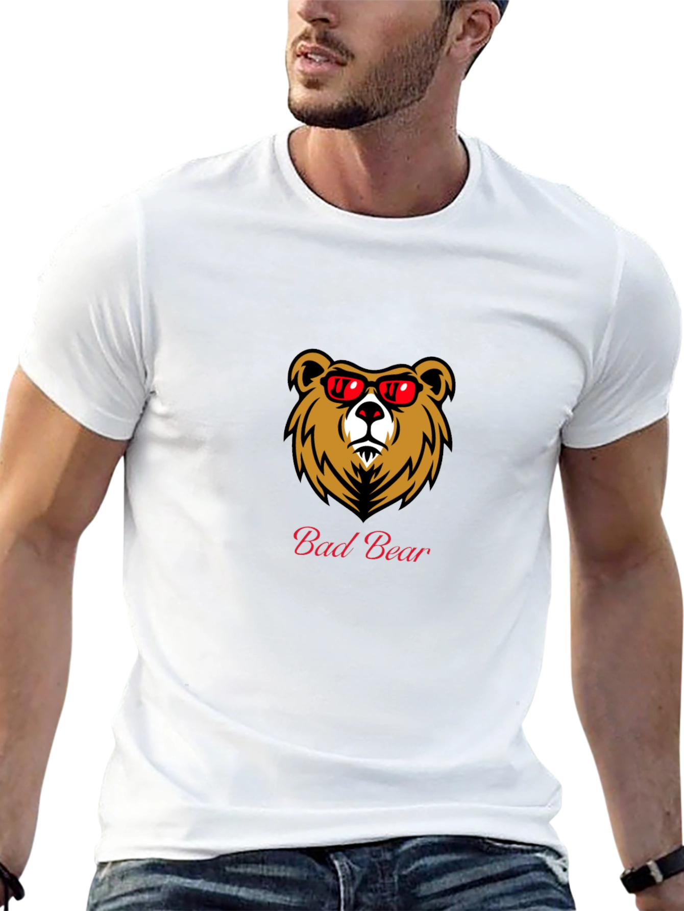 Bad Bear Graphic T-Shirt - Mens Black Tee