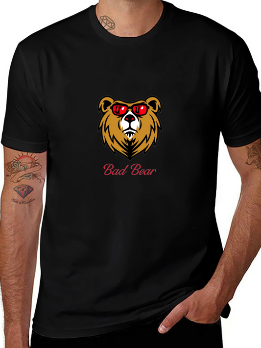 Bad Bear Graphic T-Shirt - Mens Black Tee